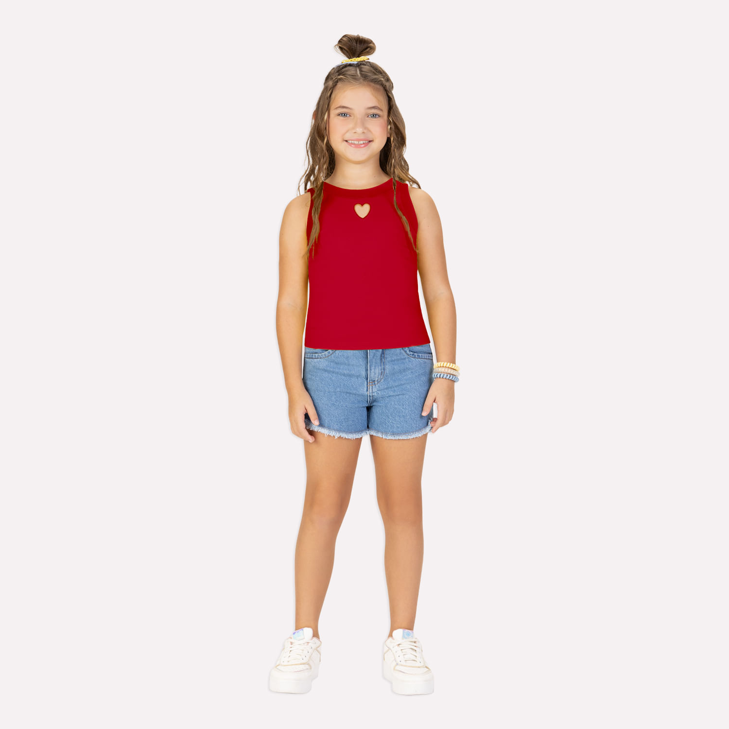 Regata Infantil Menina em Cotton Kyly