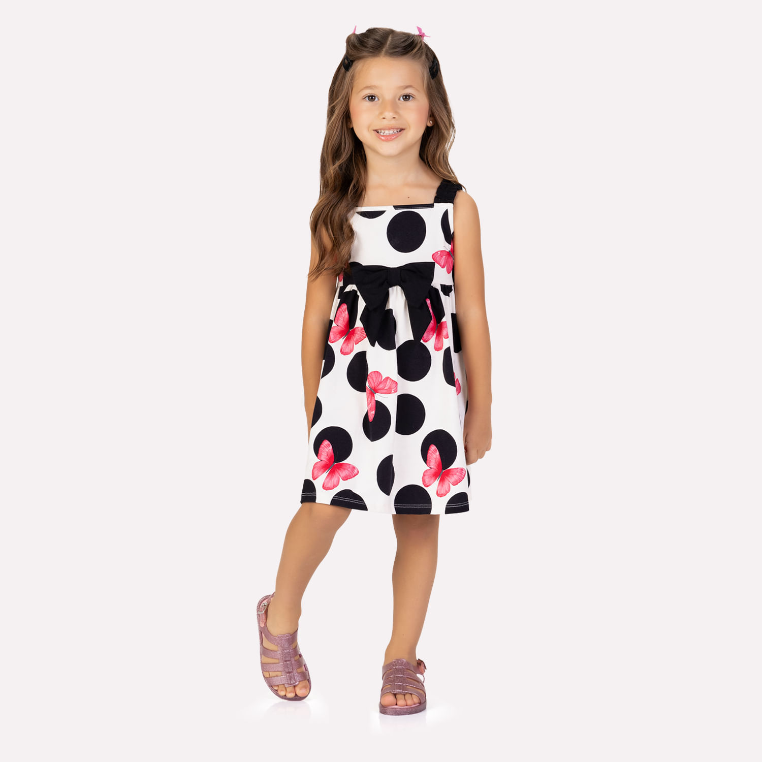 Vestido Infantil Menina Póa Kyly