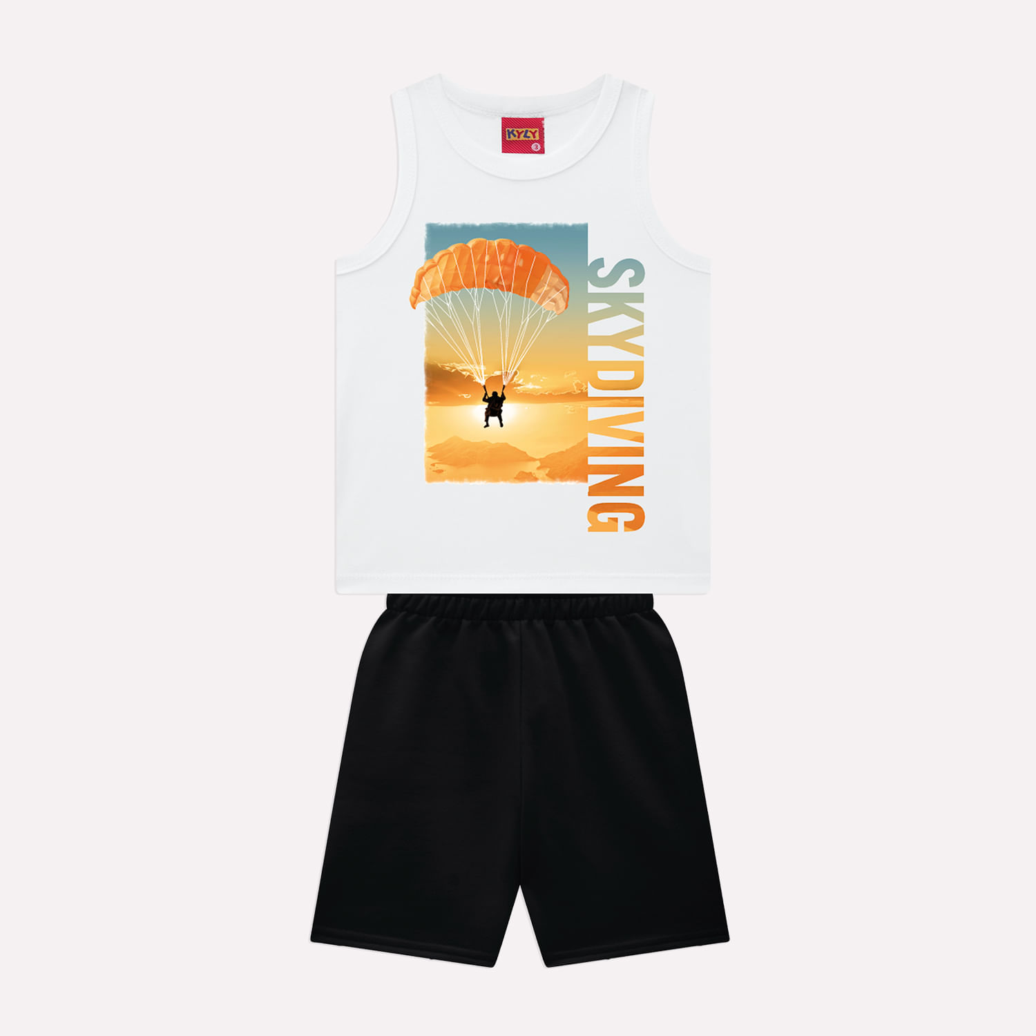 Conjunto Infantil Menino em Algodão Kyly