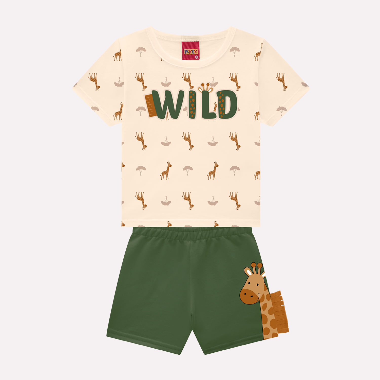 Conjunto Infantil Menino Girafa Kyly