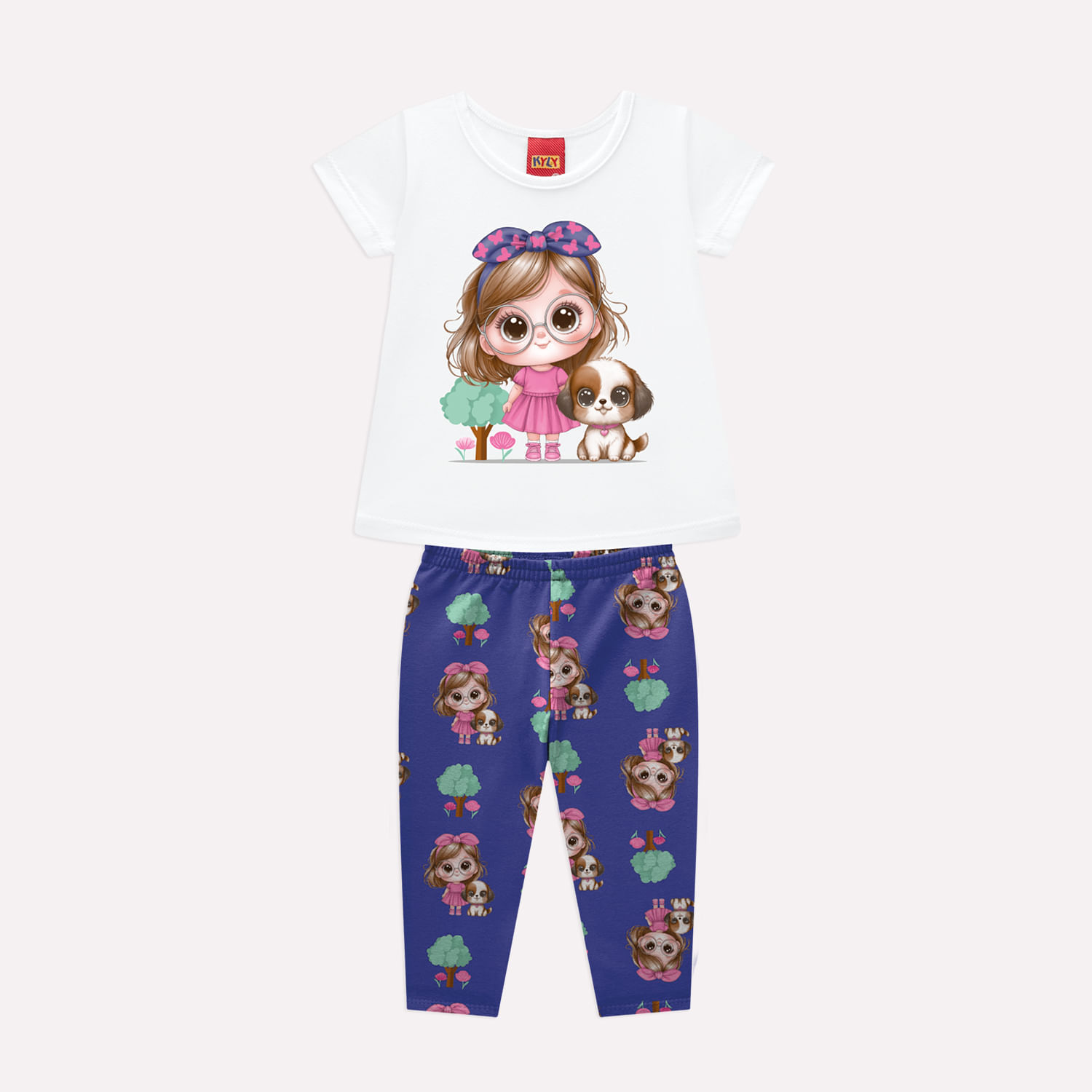 Conjunto Infantil Menina Estampa Kyly