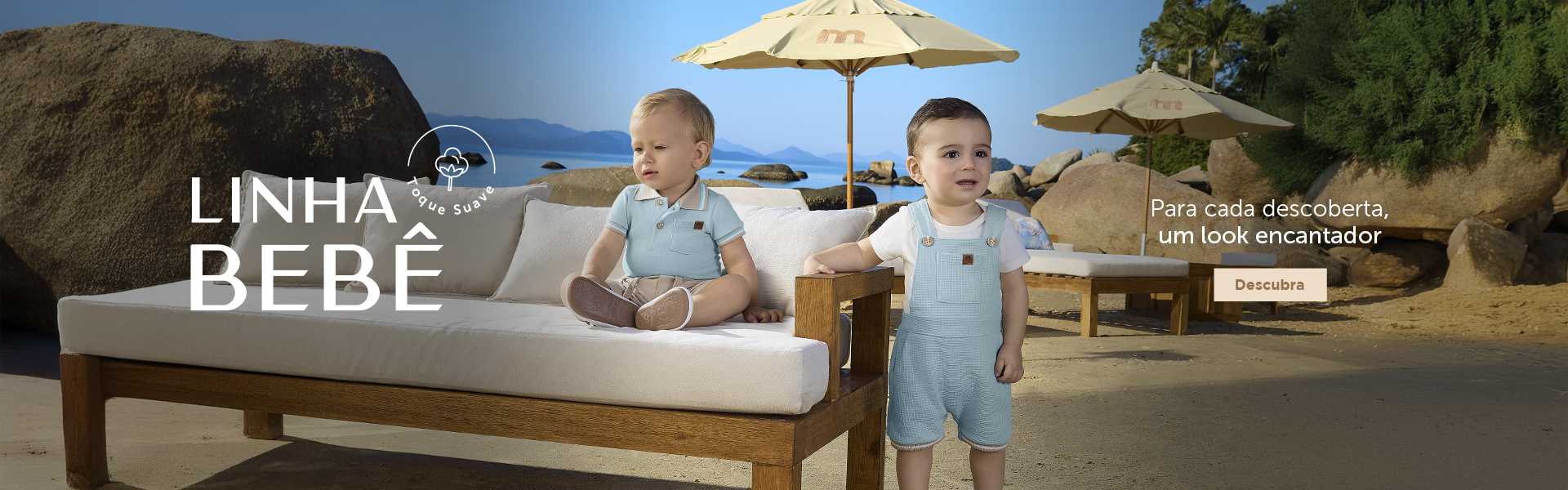 BANNER N01.c- DESKTOP - Linha bebê: Para cada descoberta um look encantador