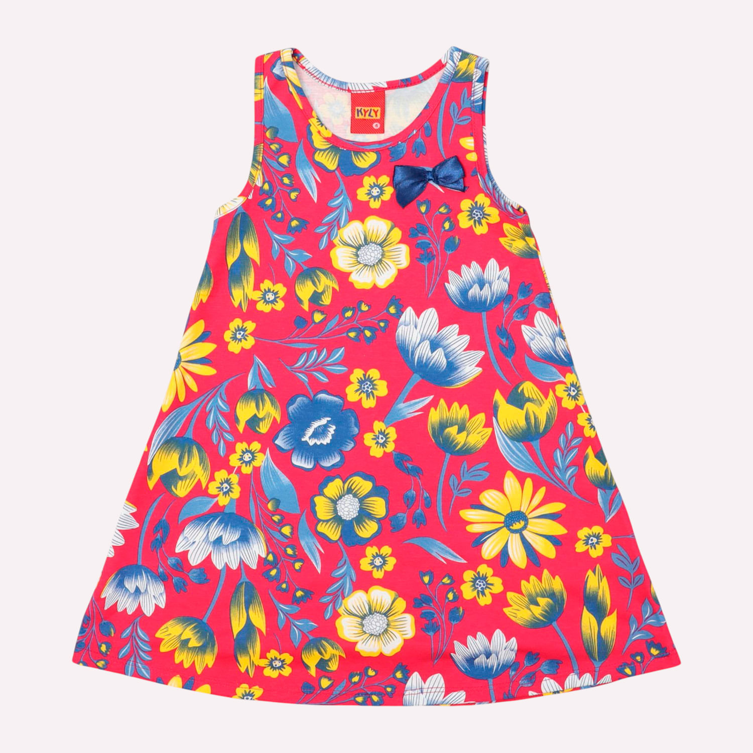 Vestido Infantil Menina Flores Kyly