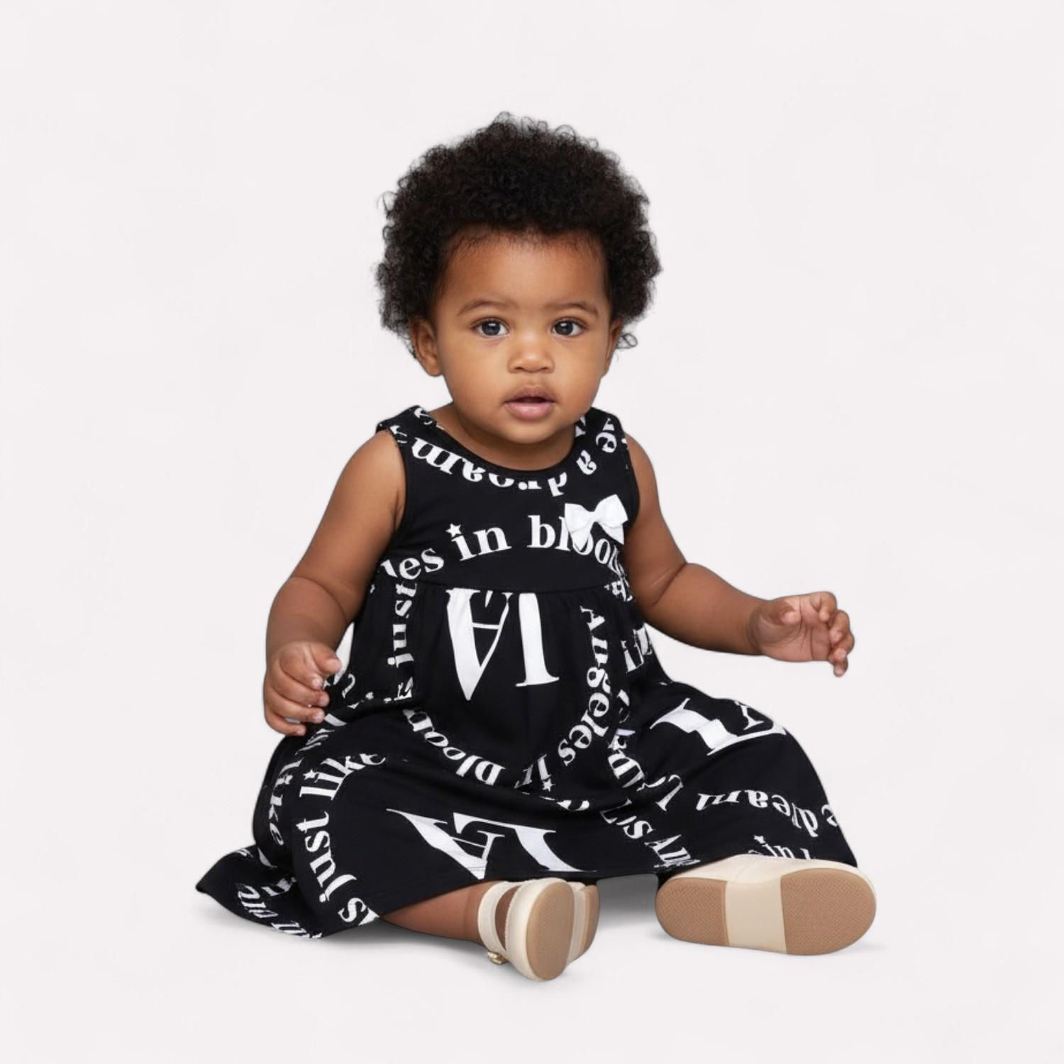 Vestido Infantil Menina Estampado Kyly
