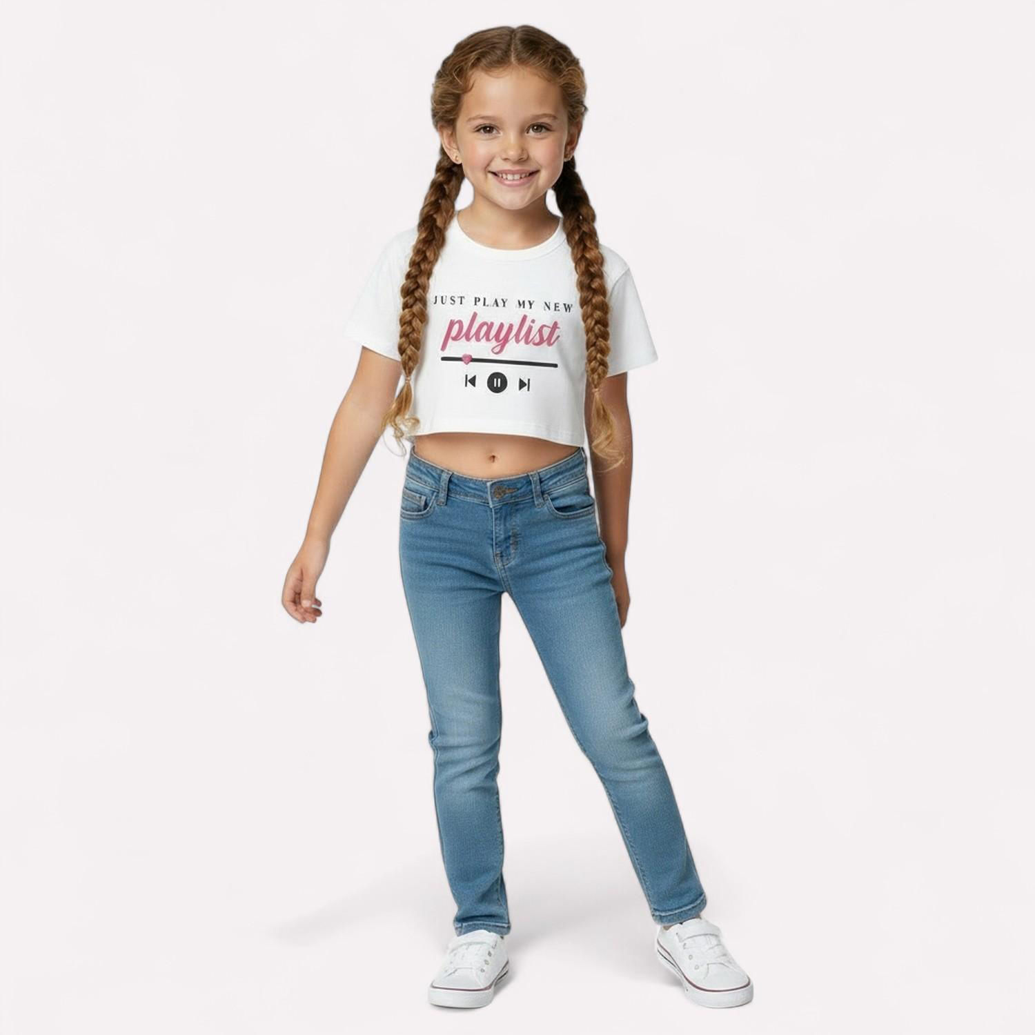 Blusa Infantil Menina Lettering Kyly