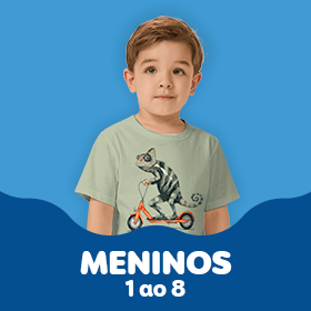 BANNER N2.2 - Meninos 1 ao 8: Até 60%OFF + 5% no pix