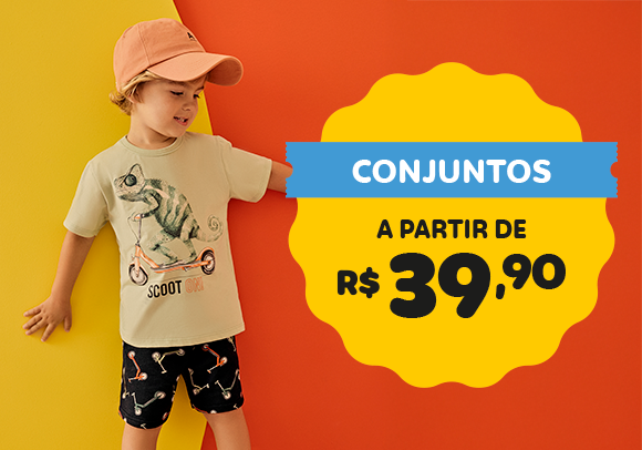 BANNER N3.1 - Conjuntos: A partir de R$39,90