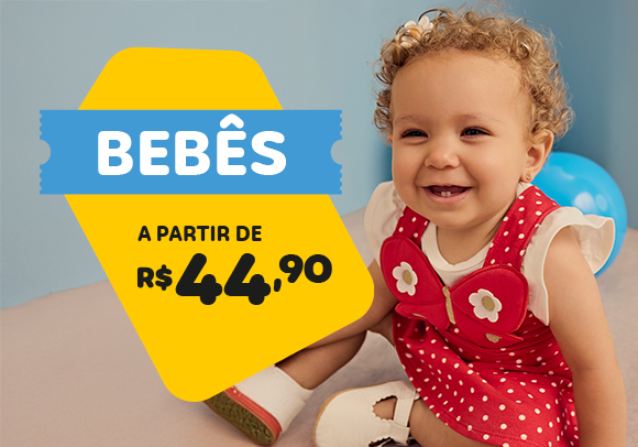 BANNER N4.1 - Bebês: A partir de R$44,90