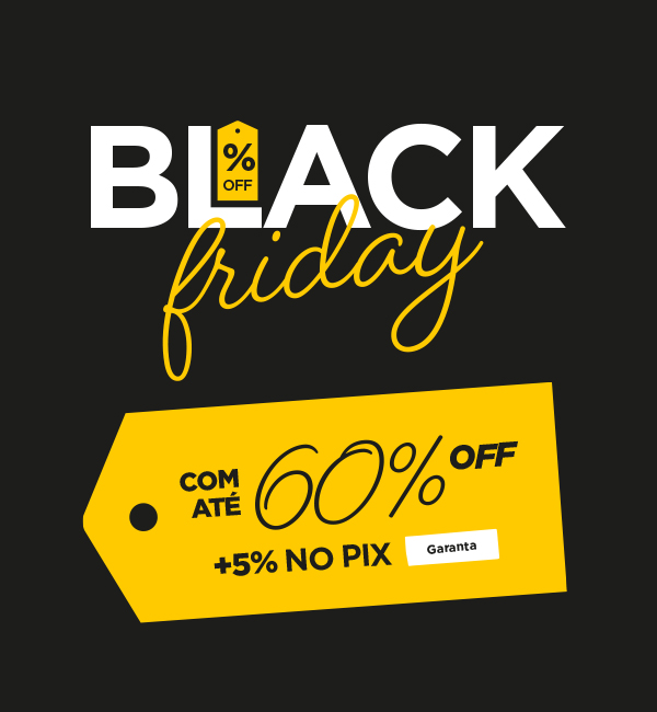 BANNER N1.a- Mobile - Black Friday com até 60%off + 5% no pix
