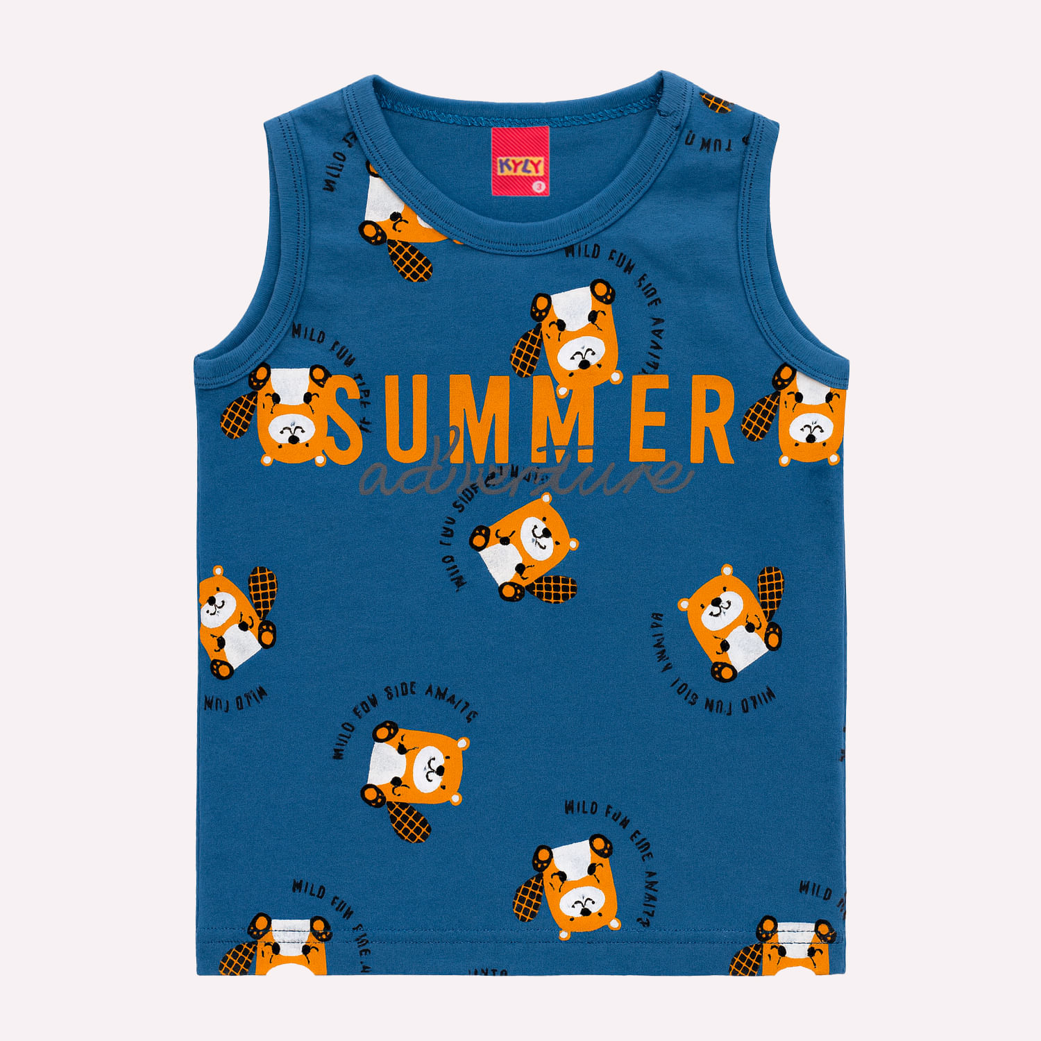 Regata Infantil Menino Summer Lettering Kyly