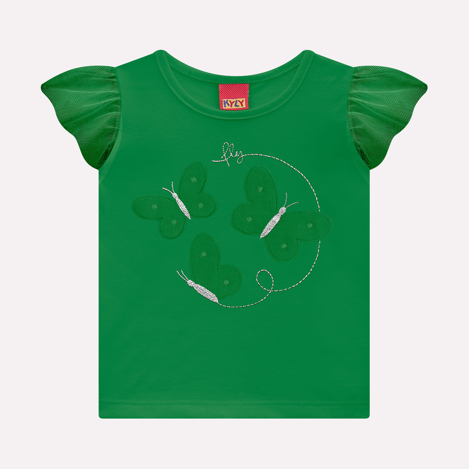 Blusa Infantil Menina Borboletas Kyly