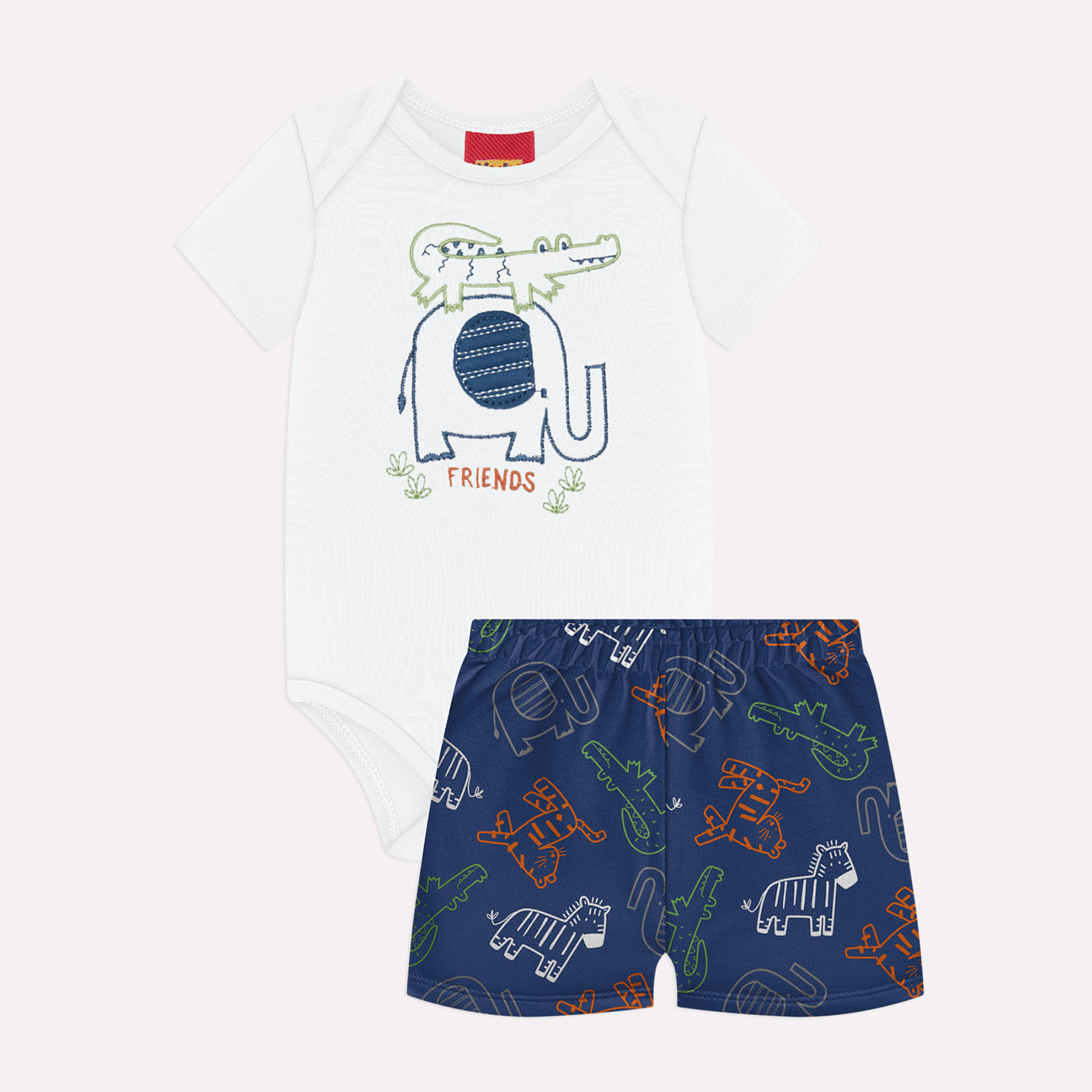 Conjunto Bebê Menino Bordado Kyly