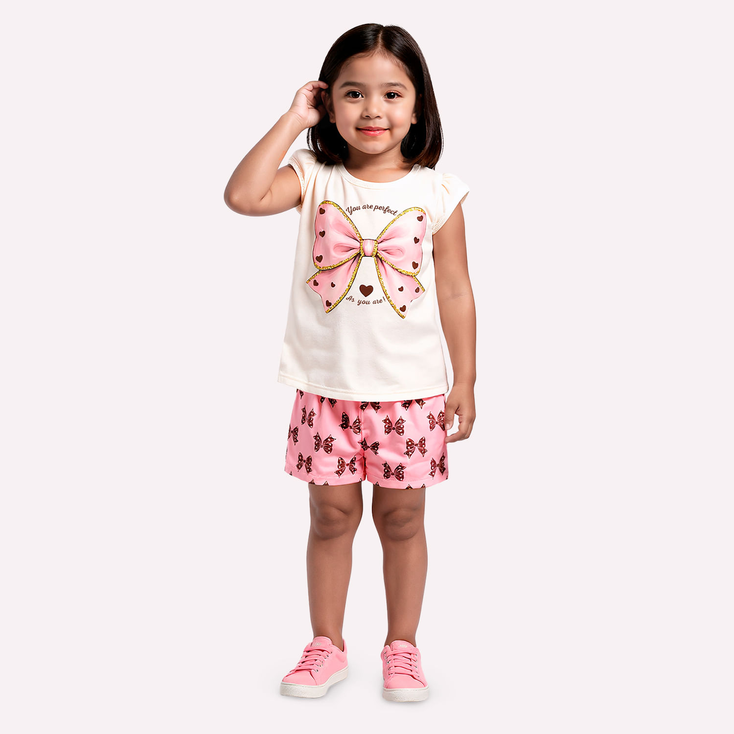 Conjunto Infantil Menina Laços Kyly