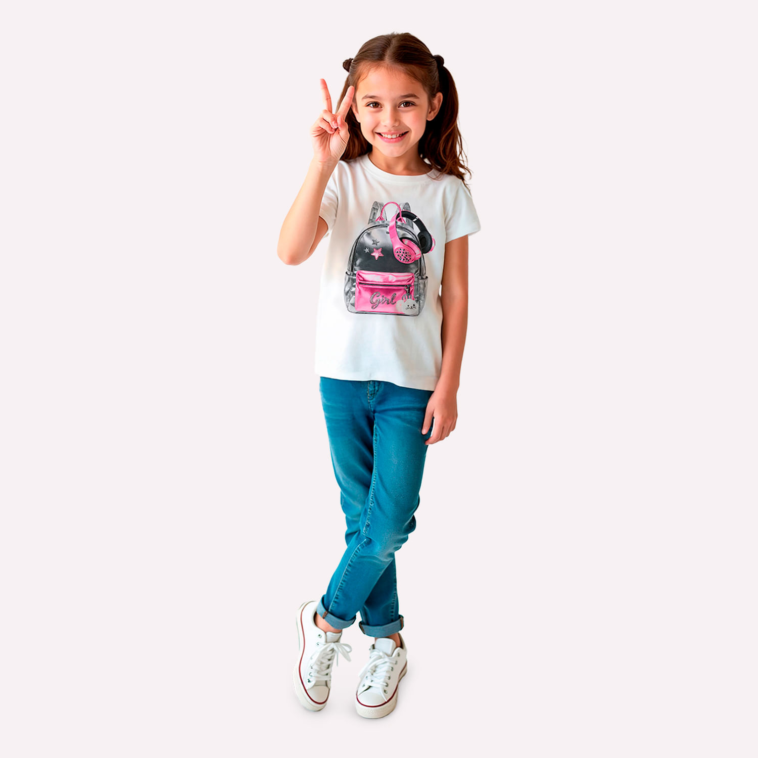 Blusa Infantil Menina em Algodão Kyly