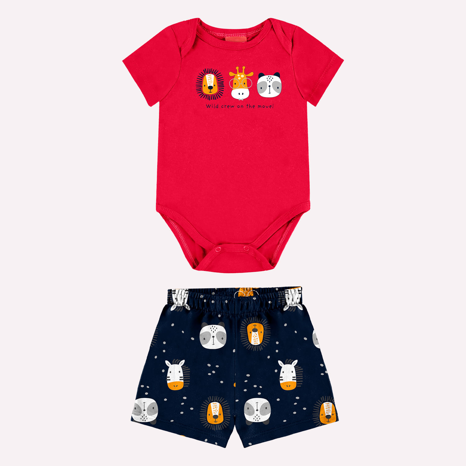 Conjunto Bebê Menino Bichinhos Kyly