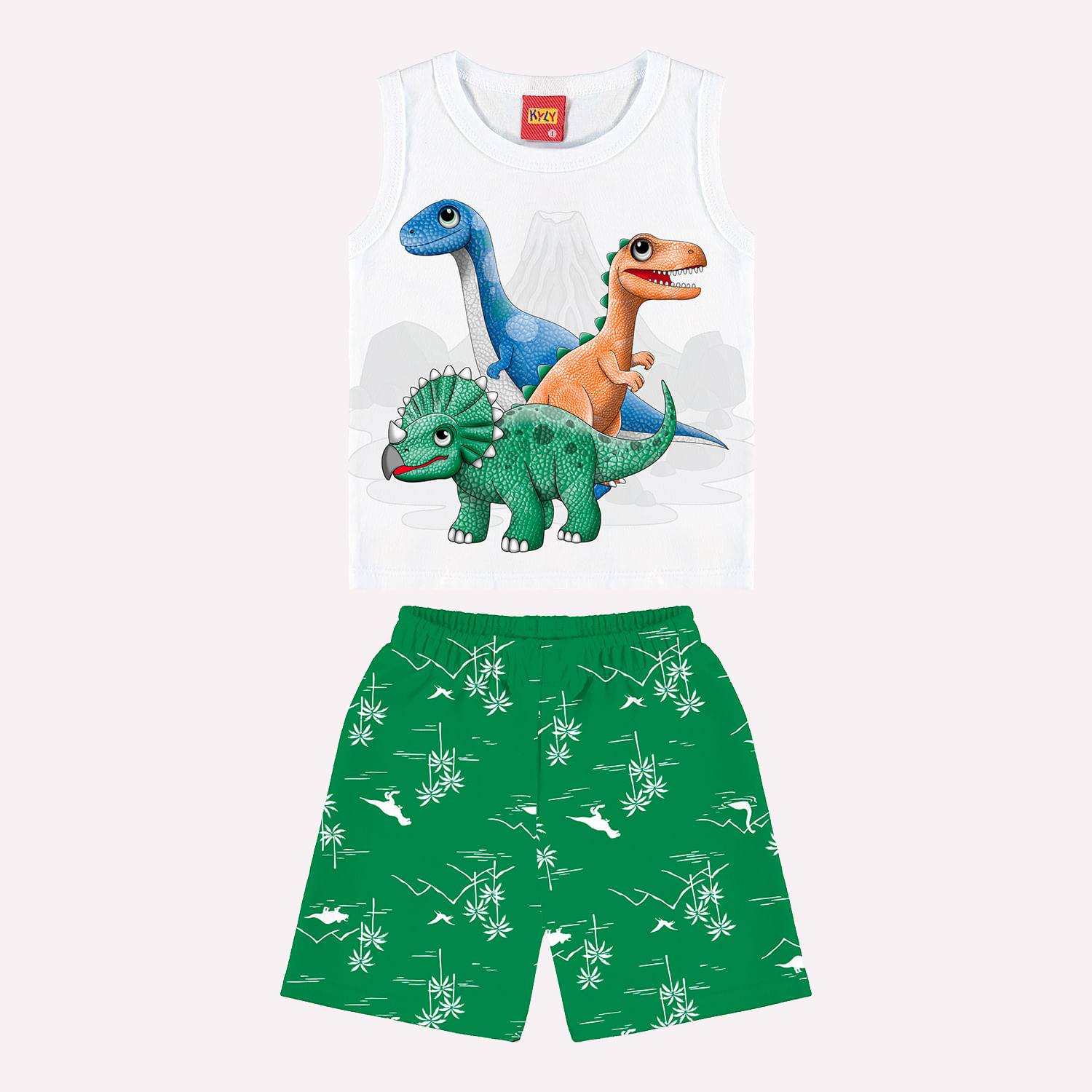 Conjunto Infantil Menino Dinossauros Kyly
