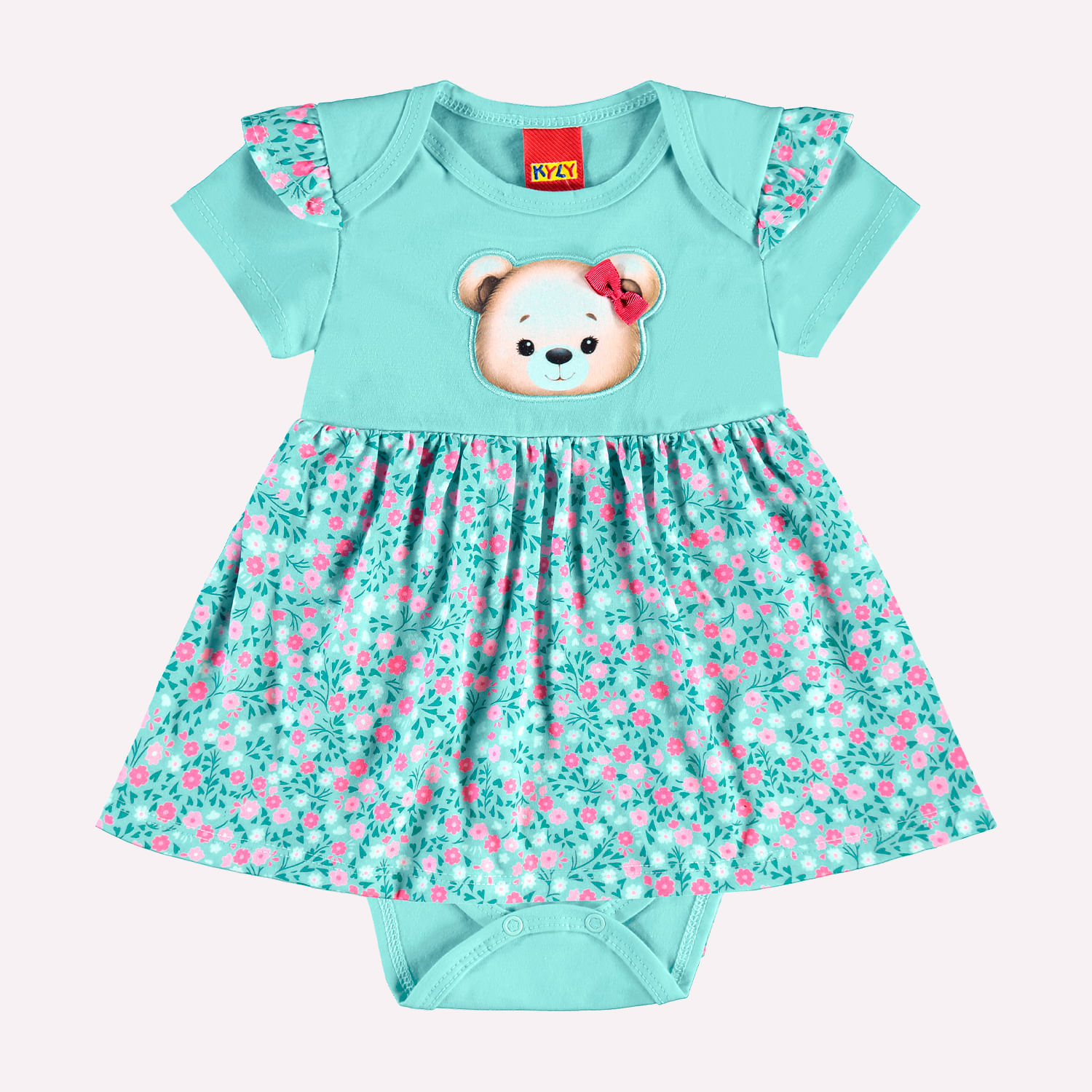 Vestido Bebê Menina Bordado Kyly