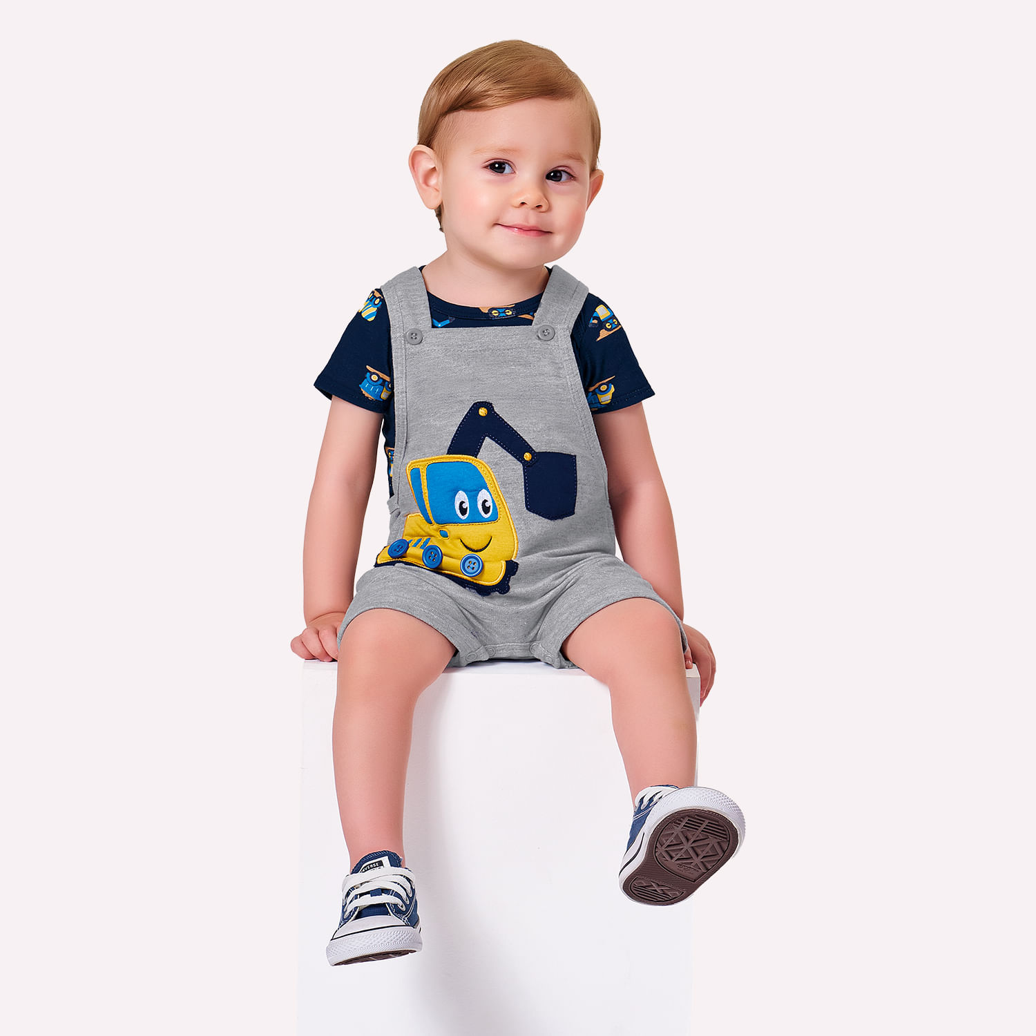 Conjunto Bebê Menino Bordado Kyly