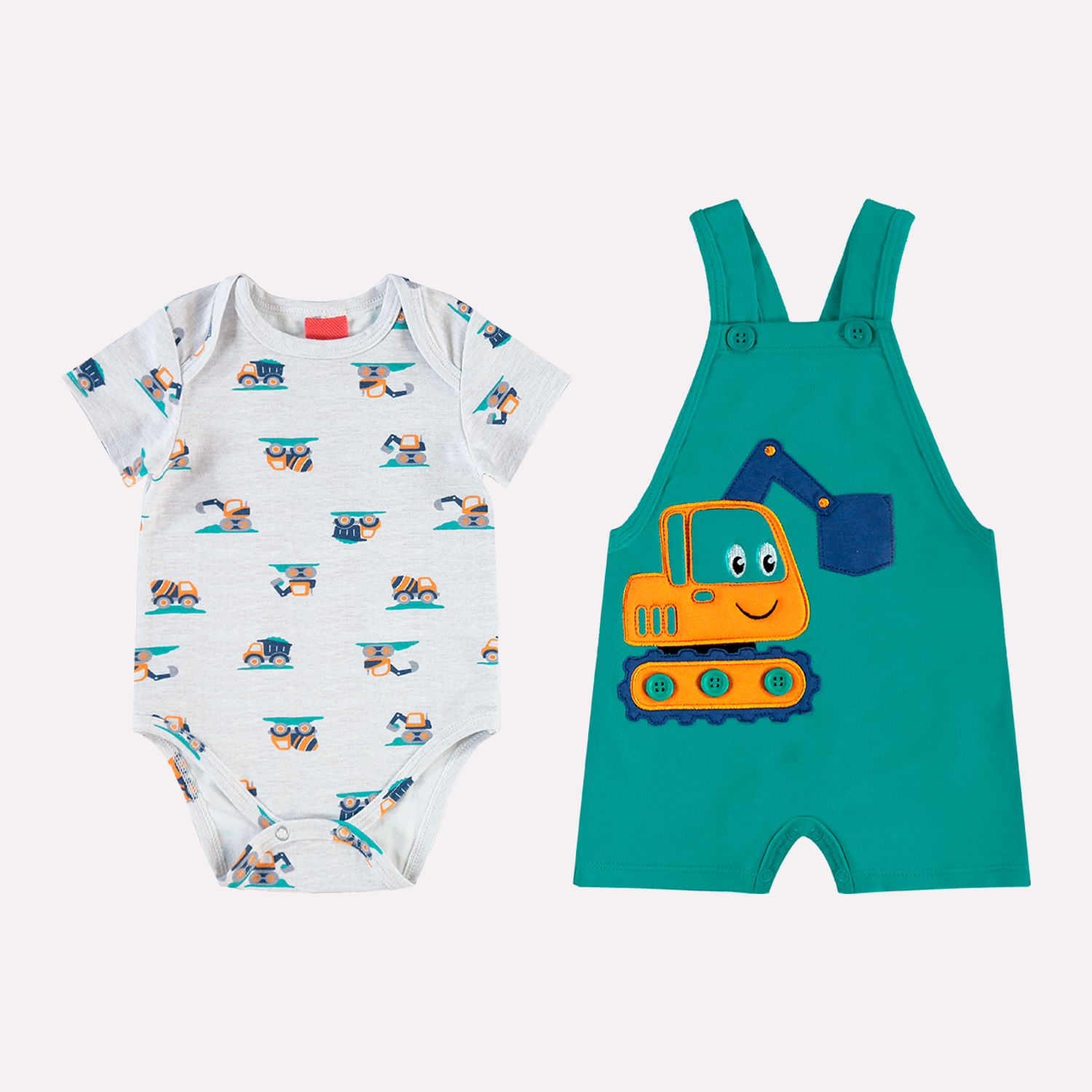 Conjunto Bebê Menino Bordado Kyly