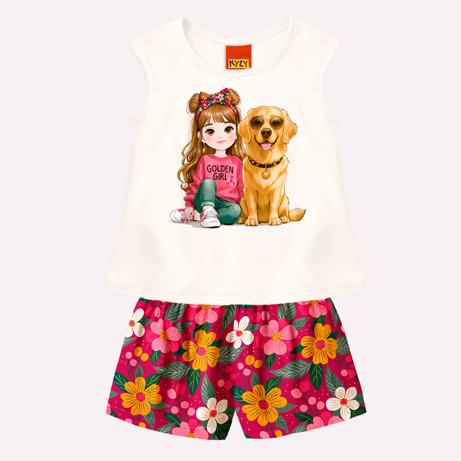 Conjunto Infantil Menina Estampa Kyly