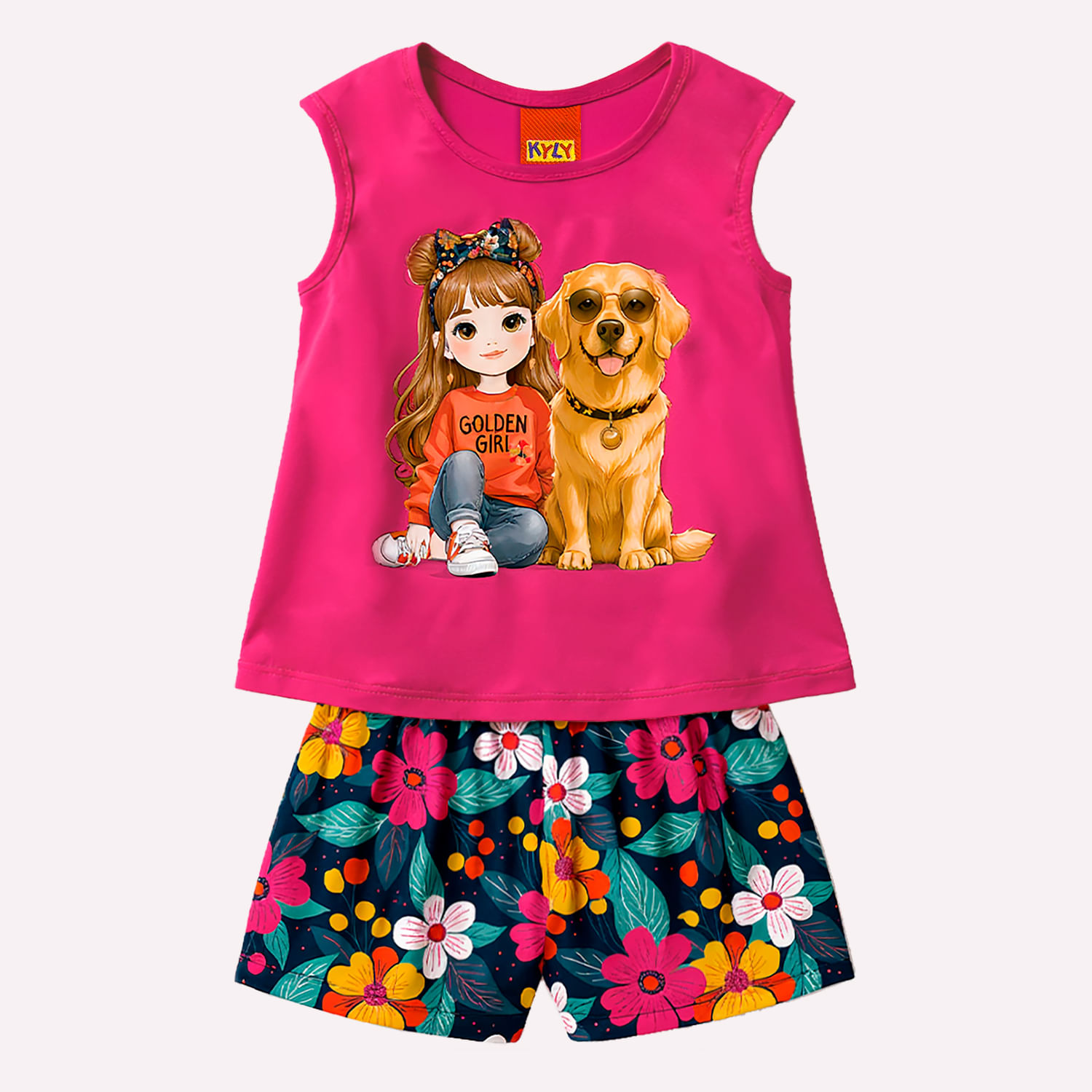 Conjunto Infantil Menina Estampa Kyly