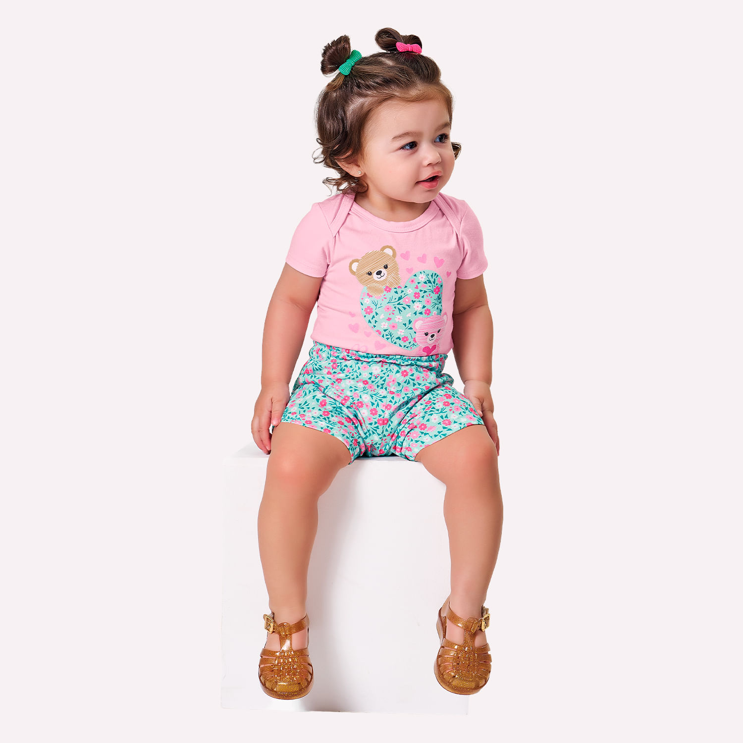 Conjunto Bebê Menina Ursinhos Kyly