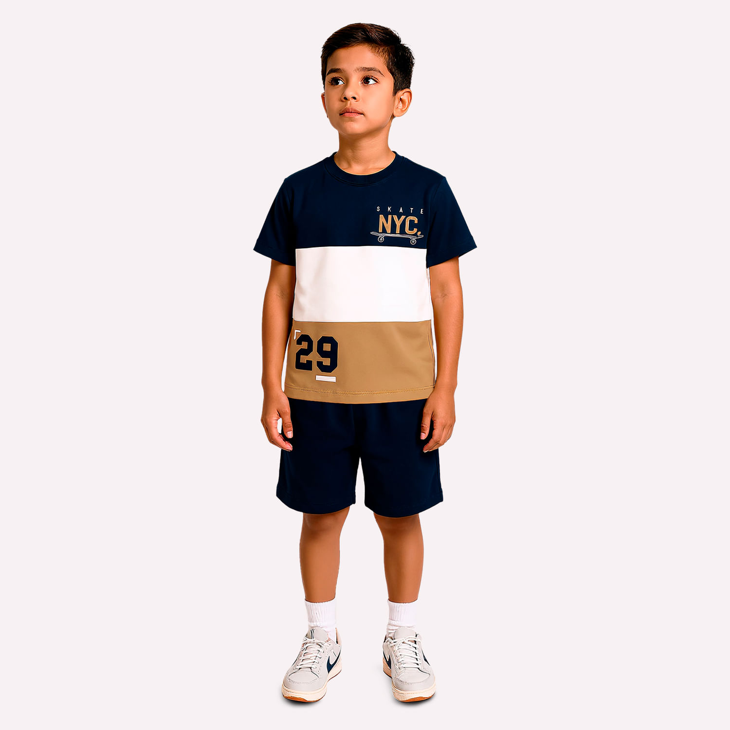 Conjunto Infantil Lettering Menino Kyly