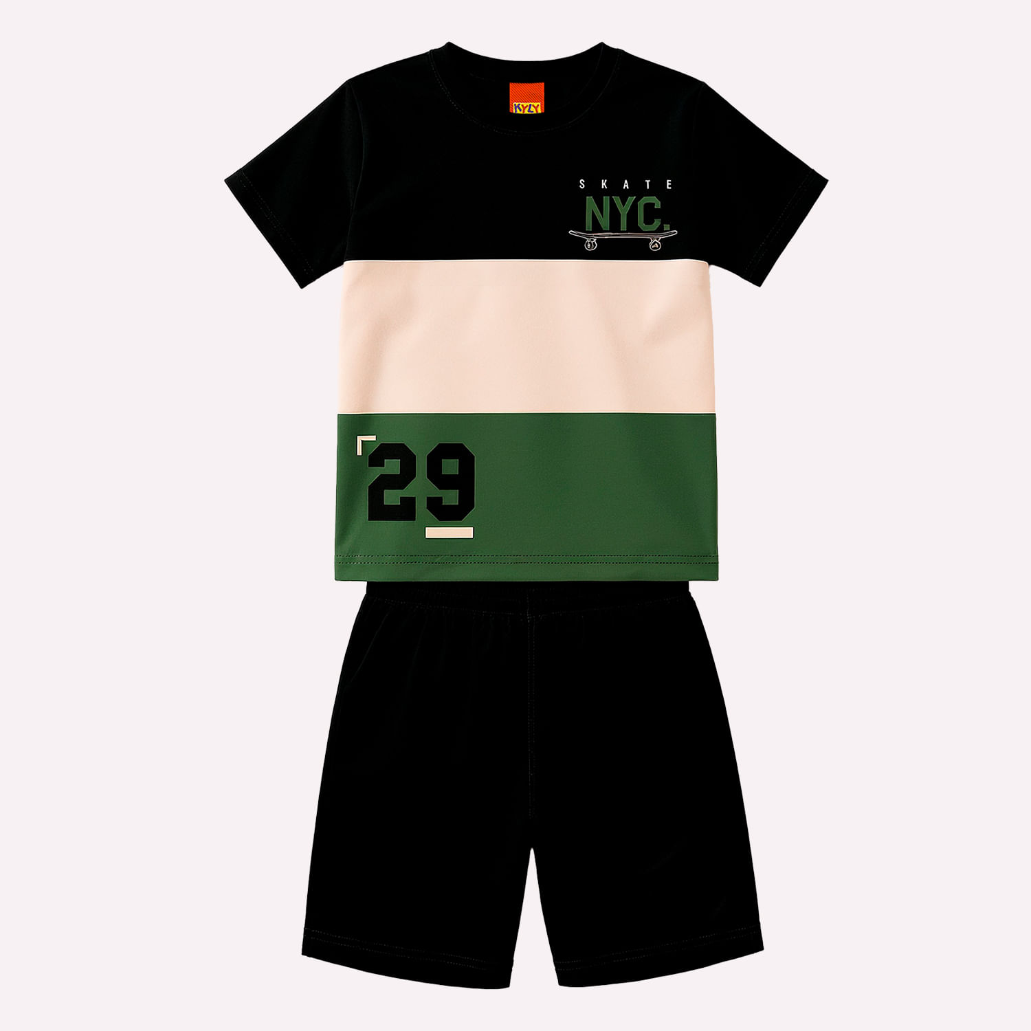 Conjunto Infantil Lettering Menino Kyly