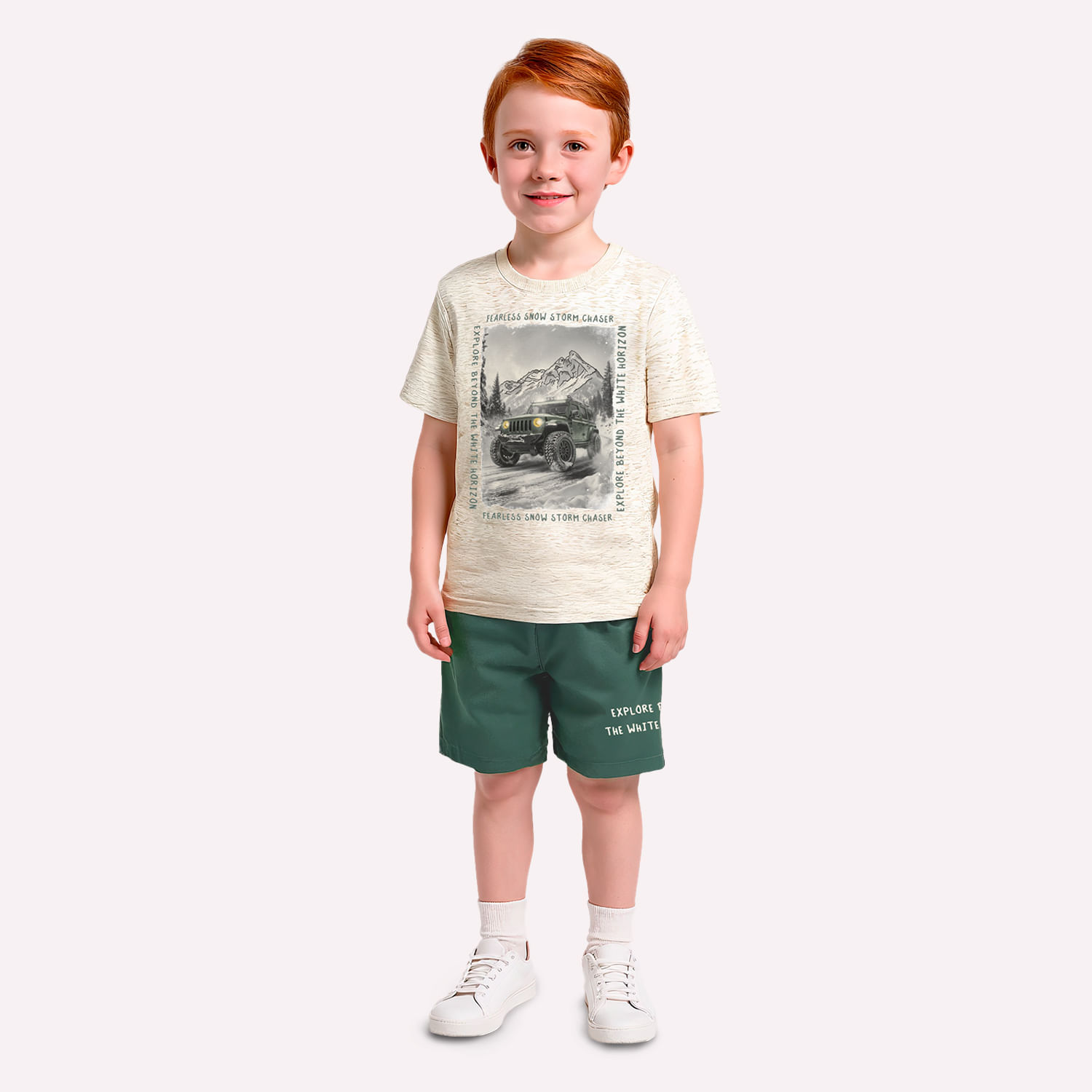 Conjunto Infantil em Algodão Menino Kyly
