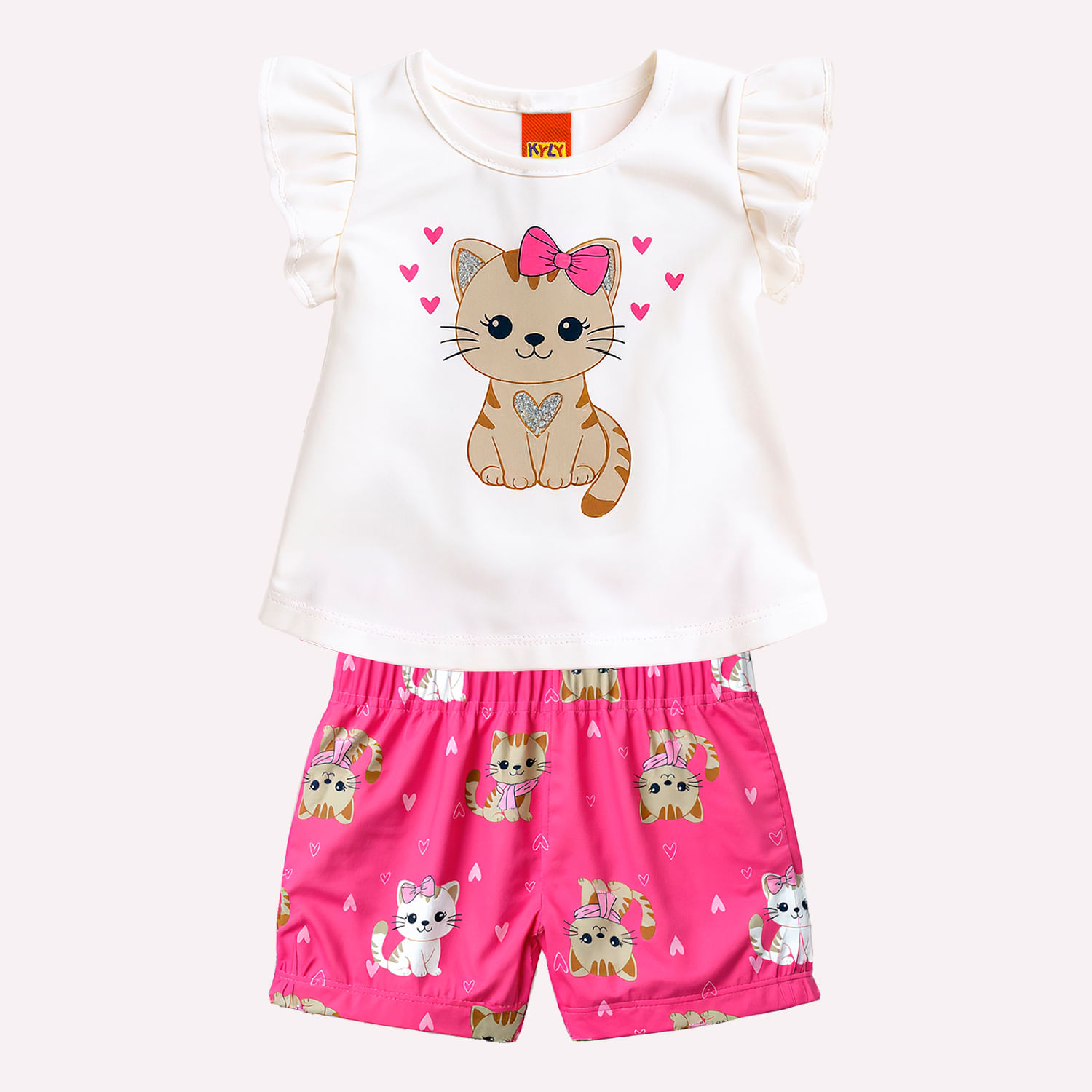 Conjunto Infantil Menina Gatinha Kyly