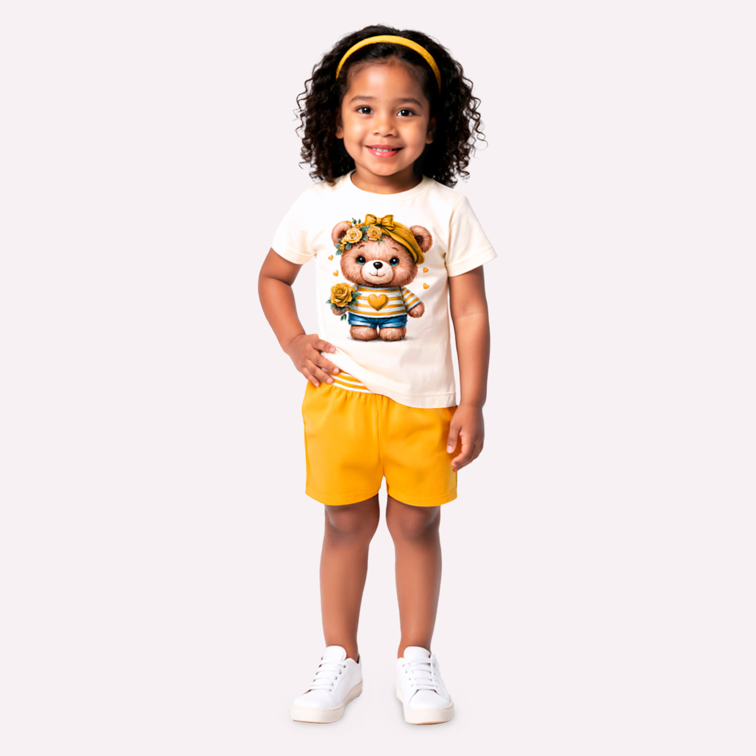 Conjunto Infantil Menina em Algodão Kyly