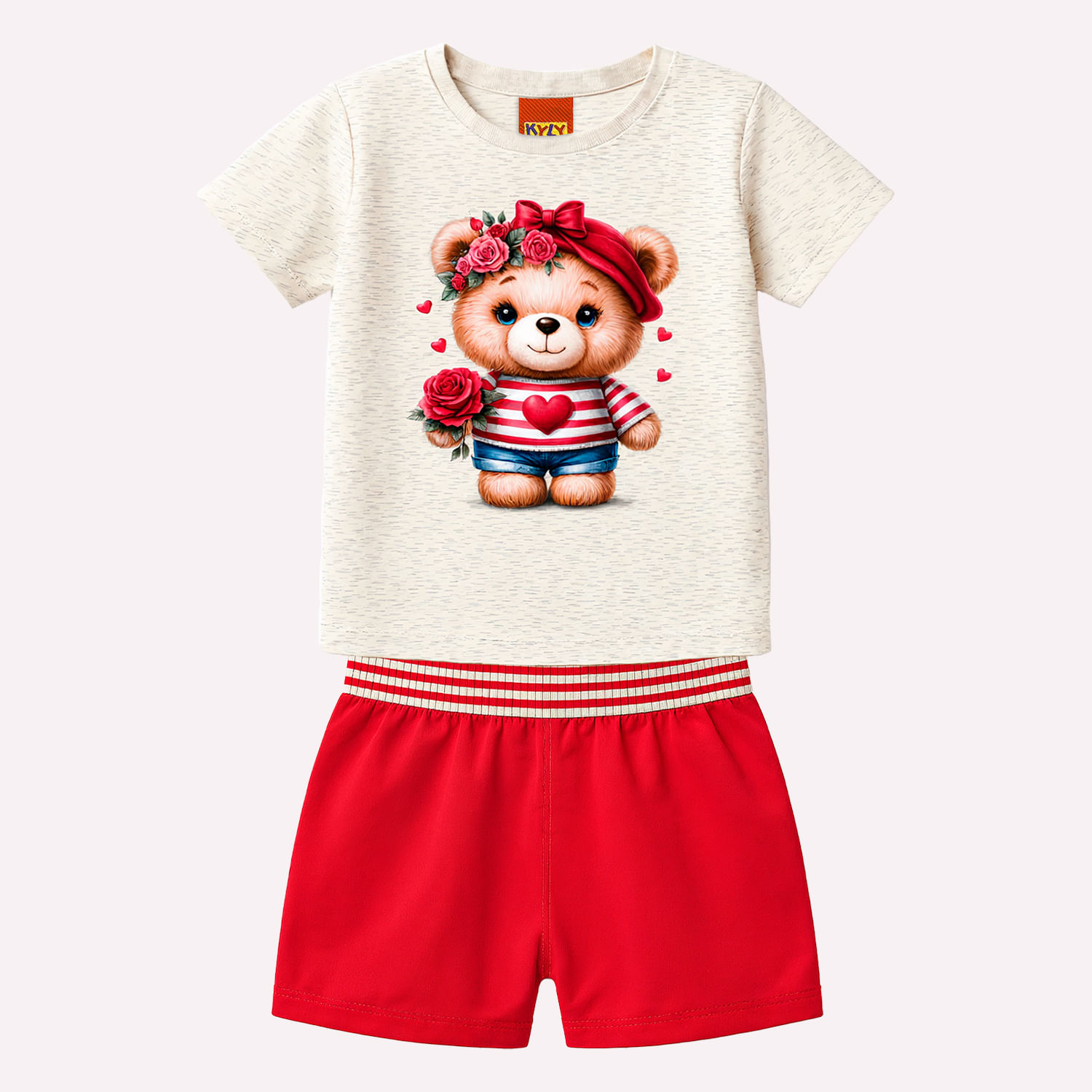 Conjunto Infantil Menina em Algodão Kyly