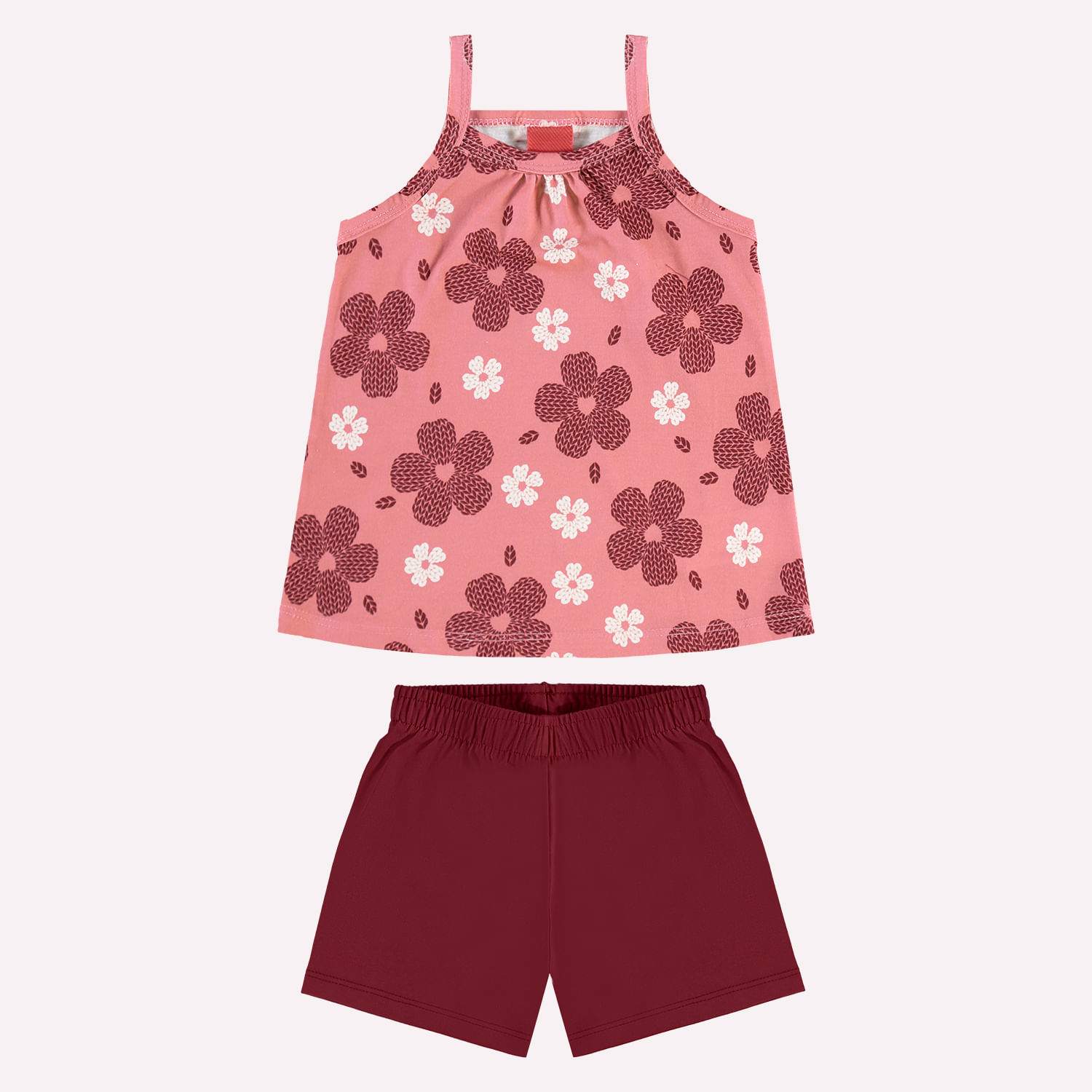 Conjunto Infantil Menina Flores Kyly