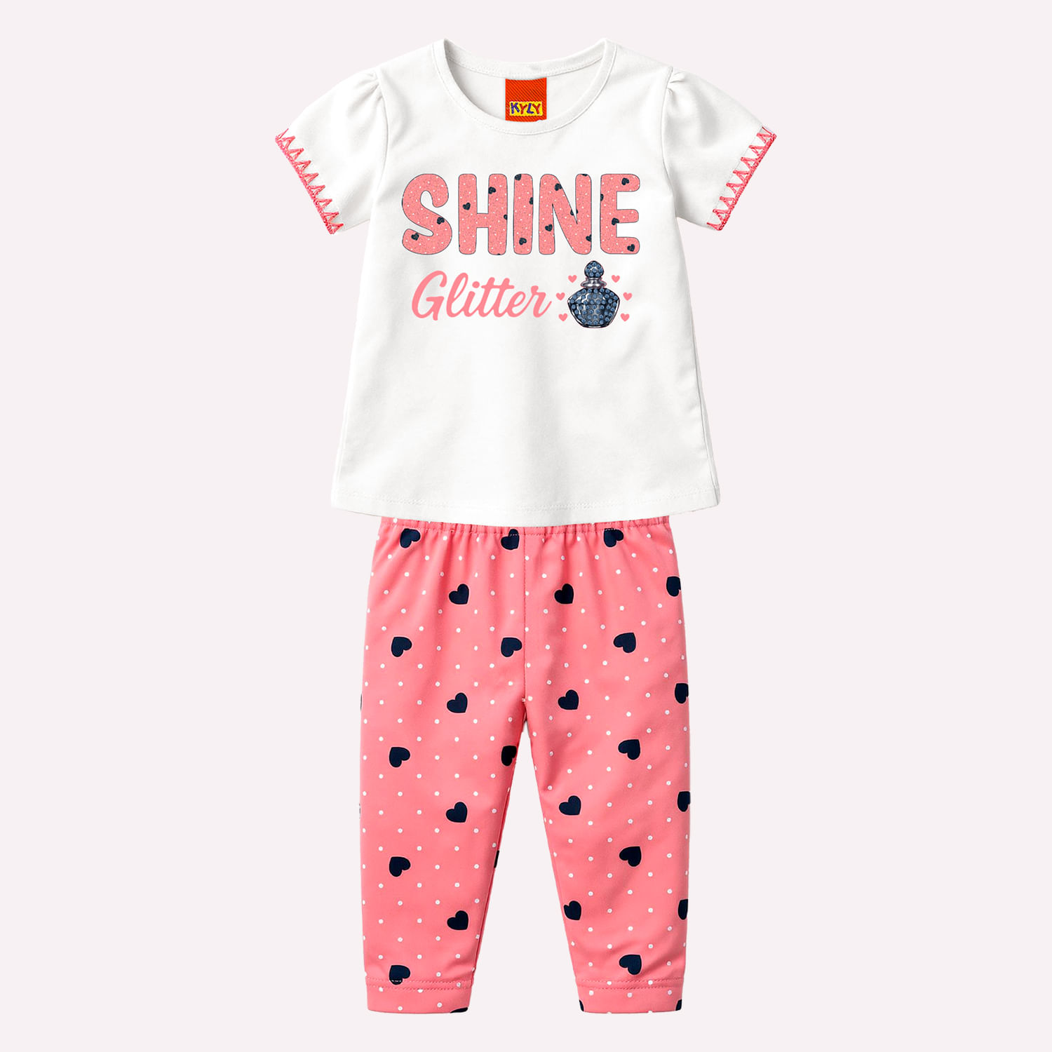 Conjunto Infantil Menina Lettering Kyly