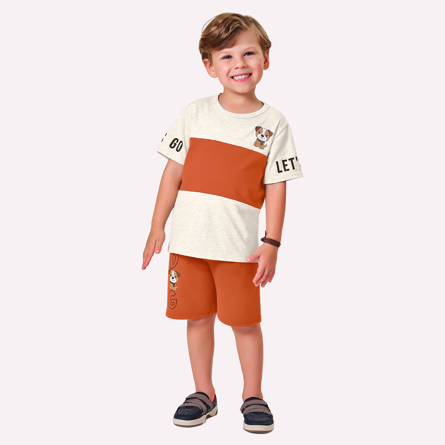 Conjunto Infantil Cachorrinho Menino Kyly
