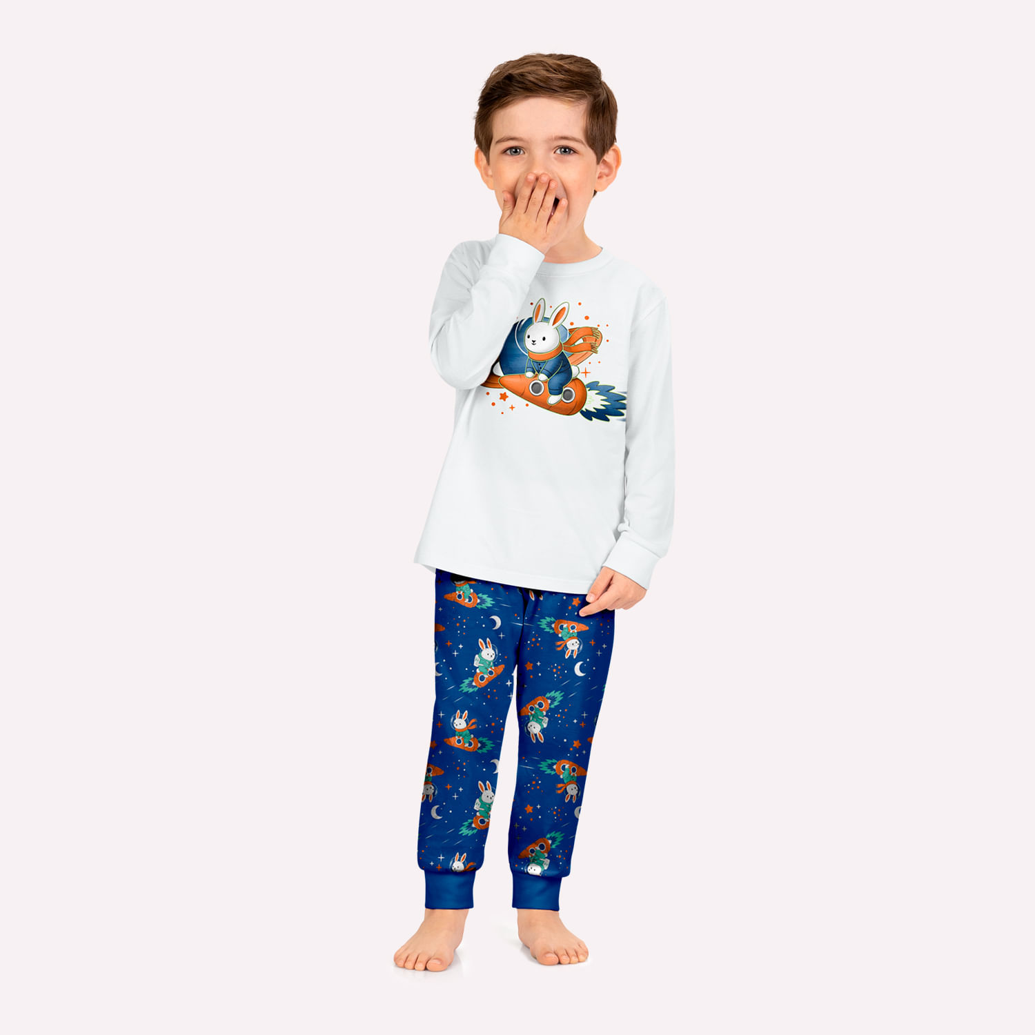 Pijama Infantil Menino Coelhinho Kyly
