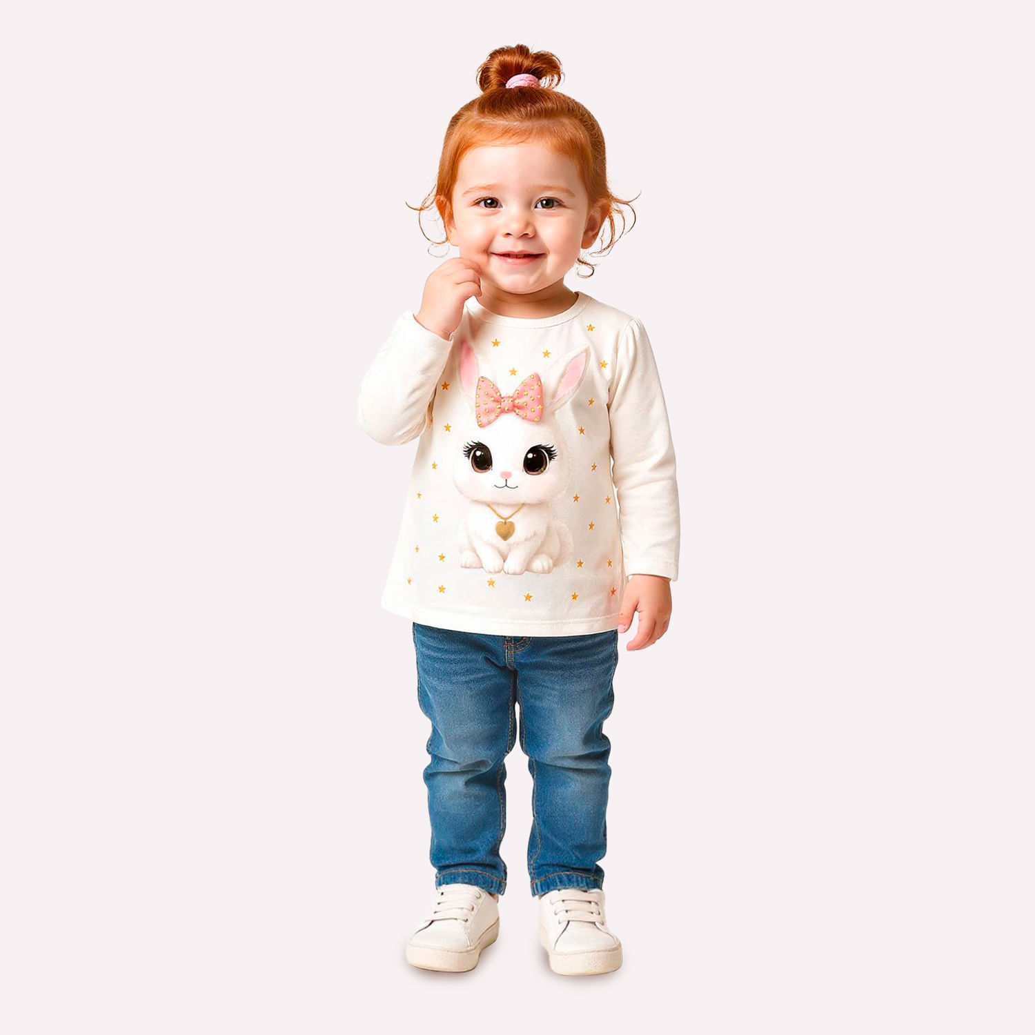 Blusa Infantil Menina Coelhinho Kyly
