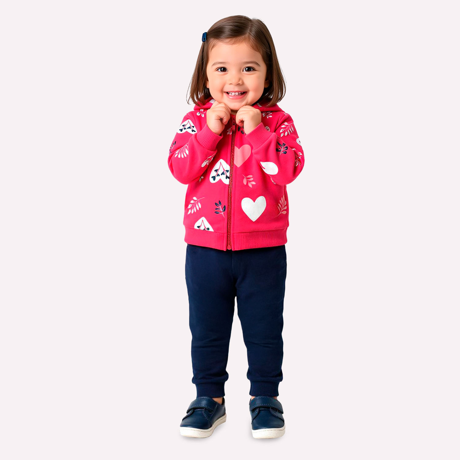 Conjunto Infantil Menina Corações Kyly