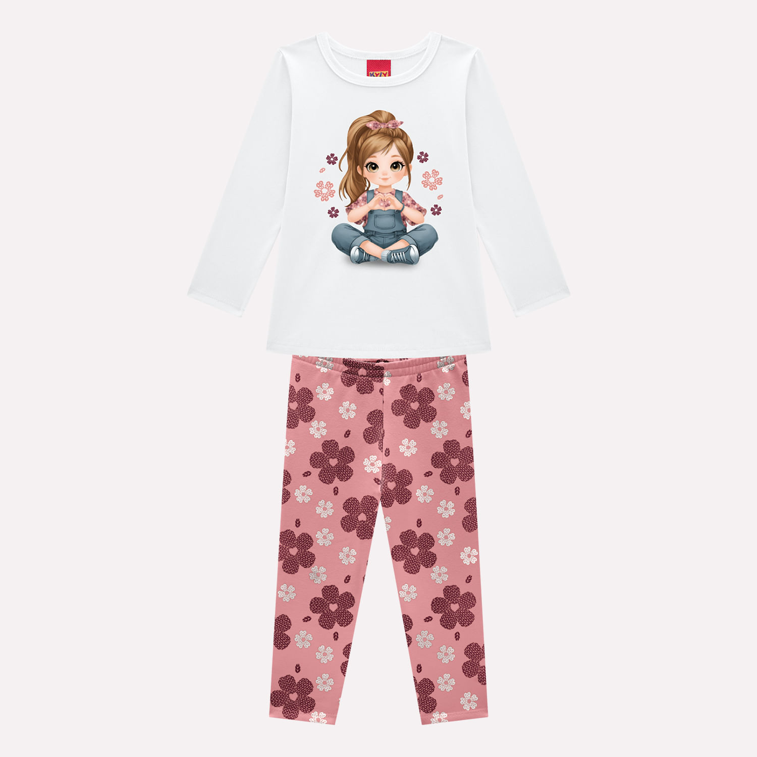 Conjunto Infantil Menina Estampa Kyly