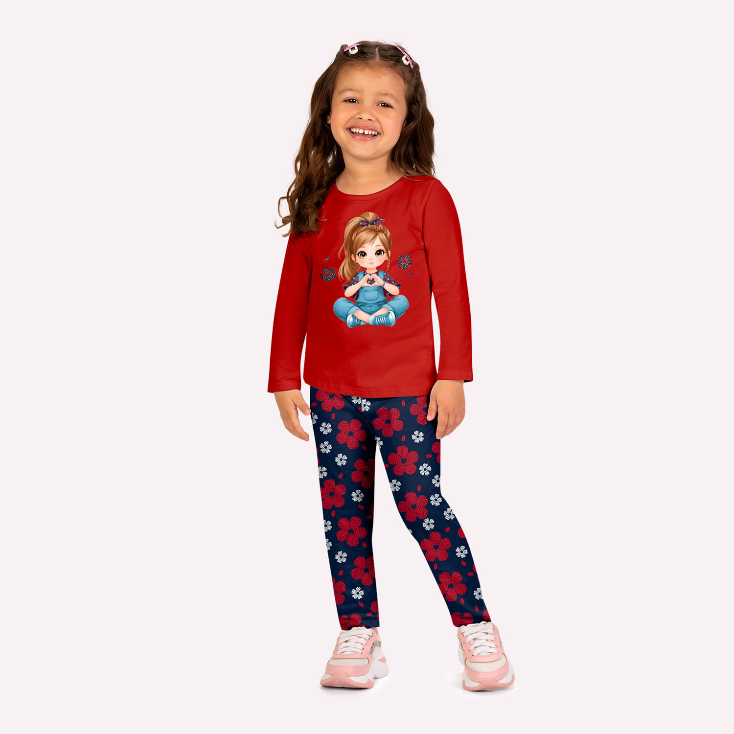 Conjunto Infantil Menina Estampa Kyly