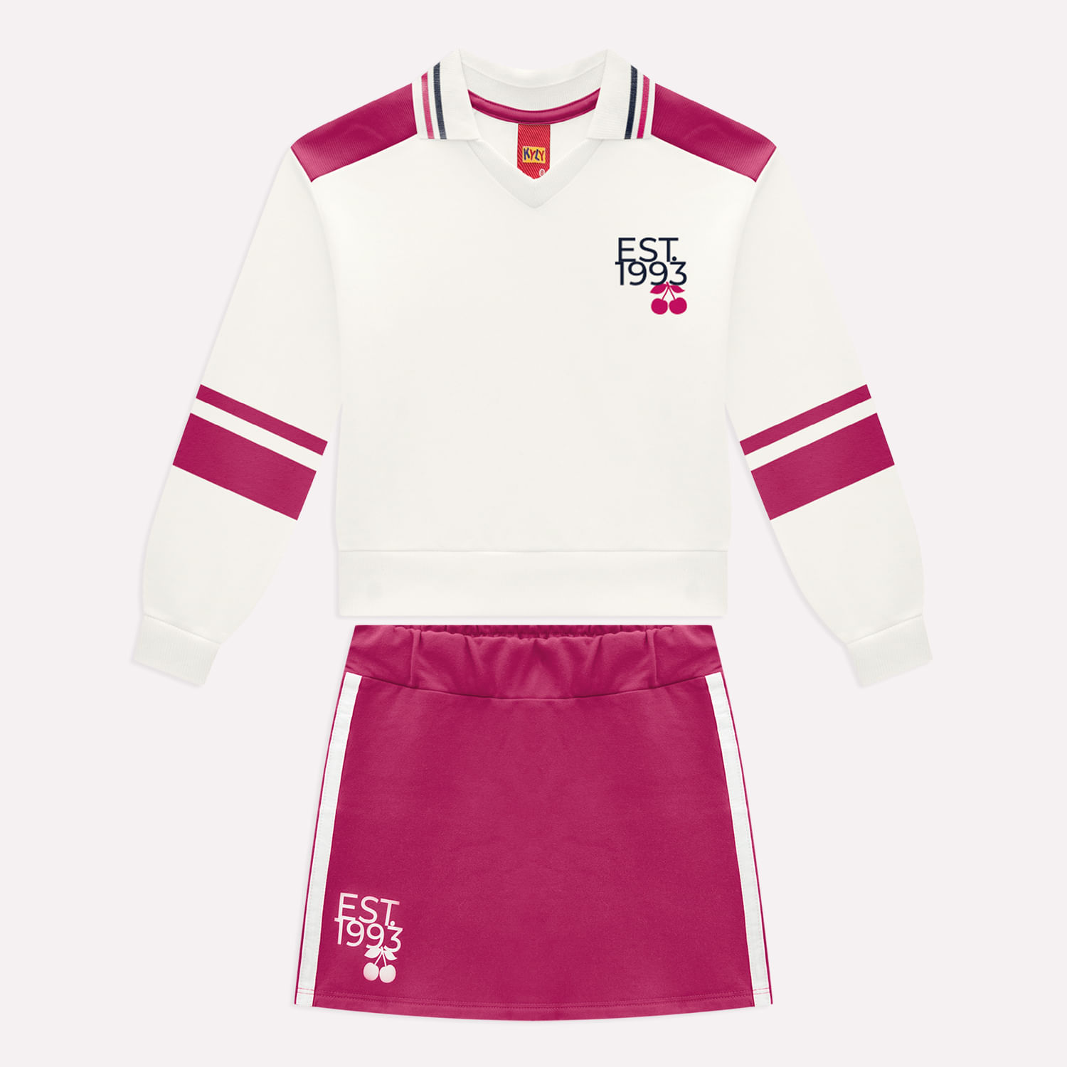 Conjunto Infantil Menina em Algodão Kyly