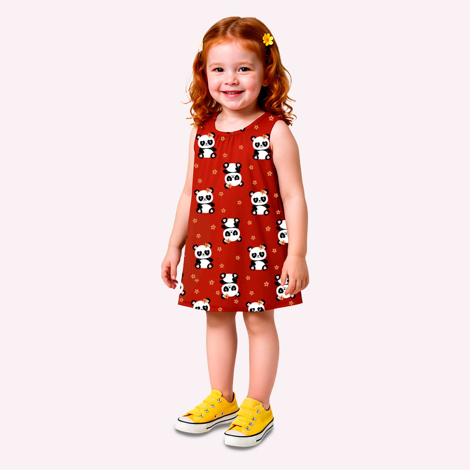 Vestido Infantil Menina Ursinhos Kyly