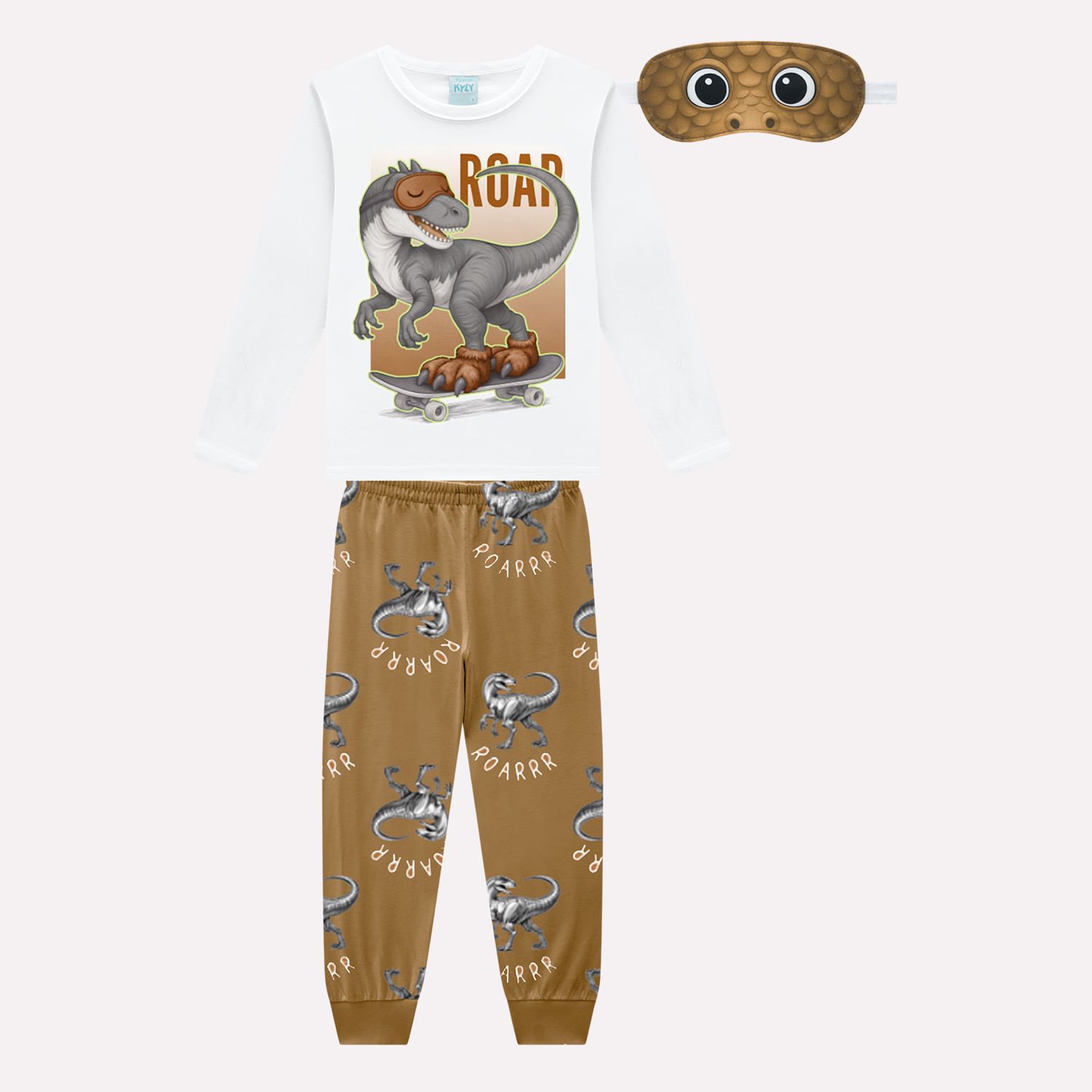 Pijama Infantil Menino Dinossauro Kyly