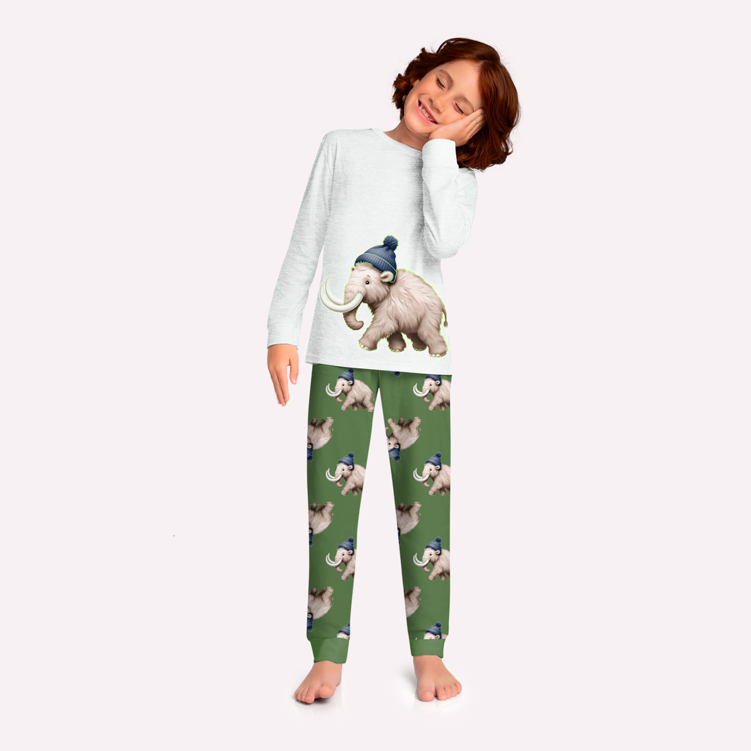 Pijama Infantil Menino Mamute Kyly