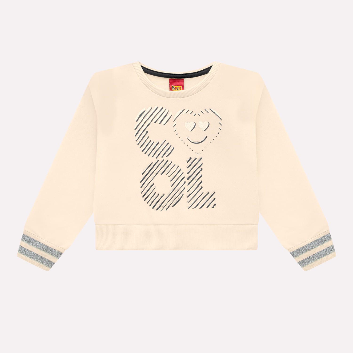 Casaco Infantil Menina Lettering Kyly