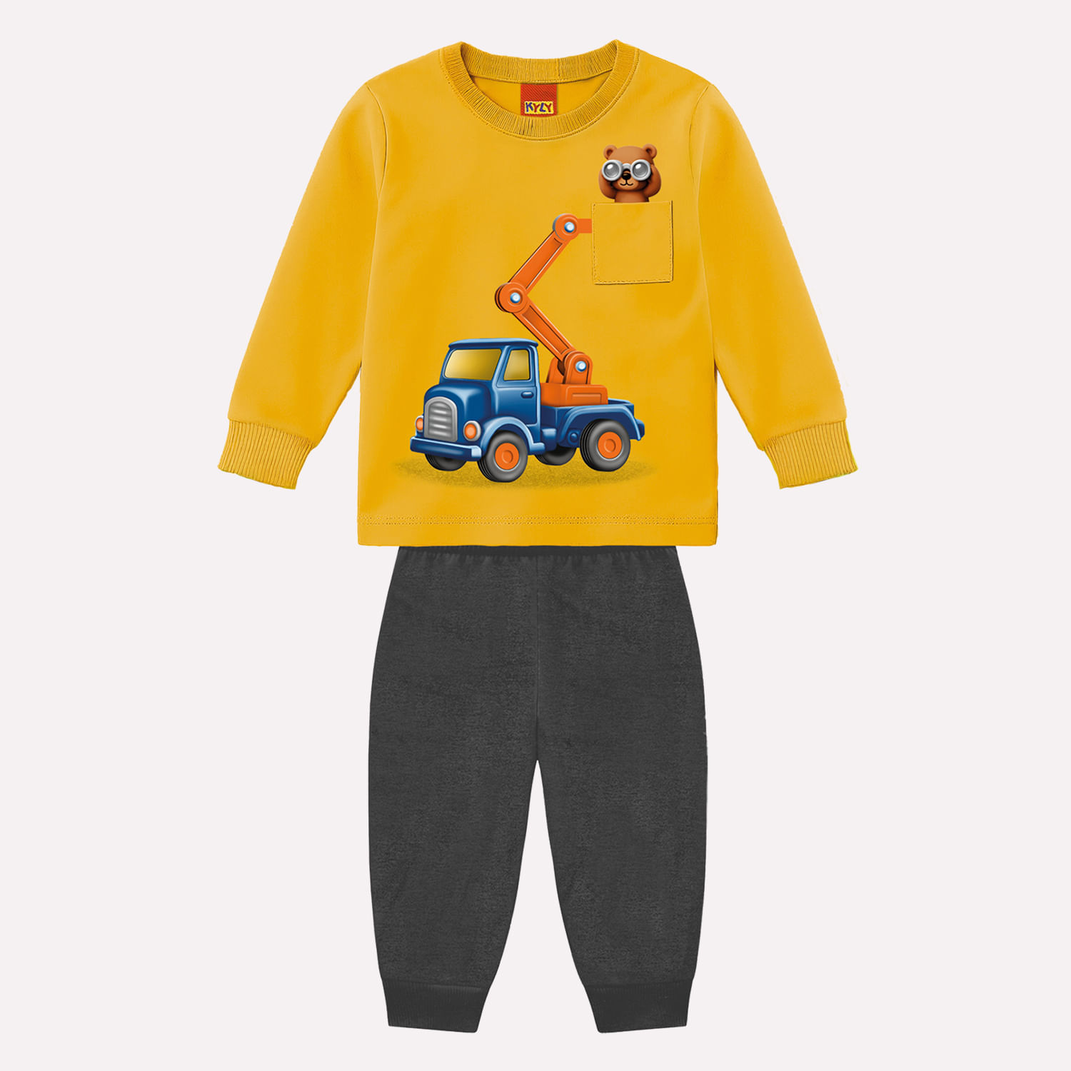 Conjunto Infantil Menino em Algodão Kyly