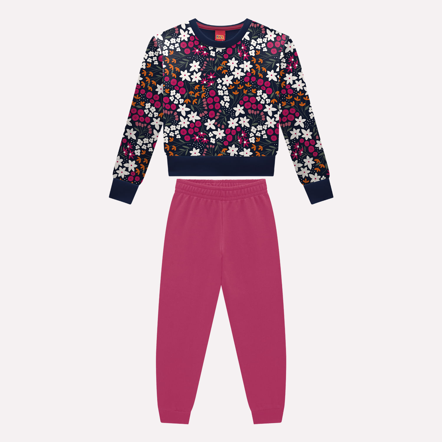 Conjunto Infantil Menina Flores Kyly