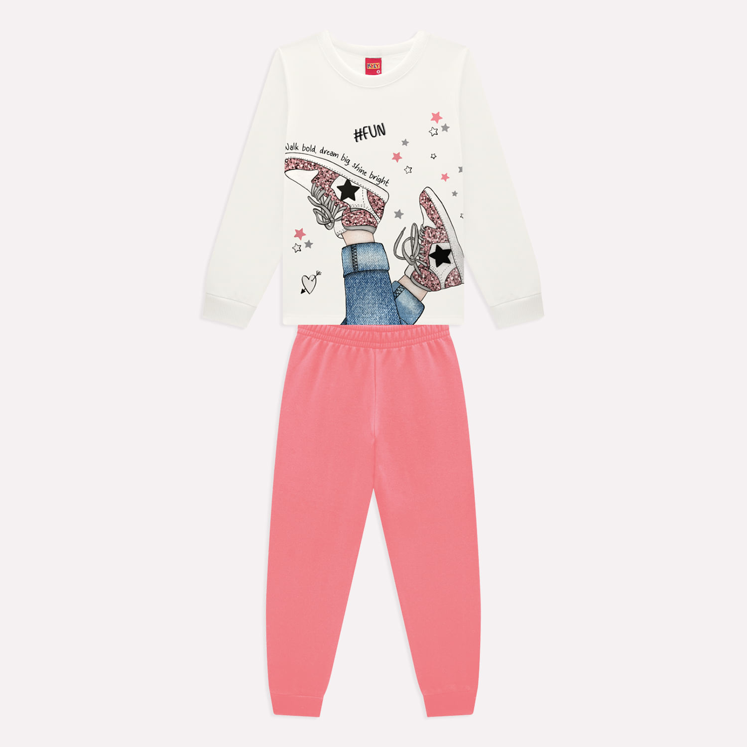 Conjunto Infantil Menina Estampa Kyly