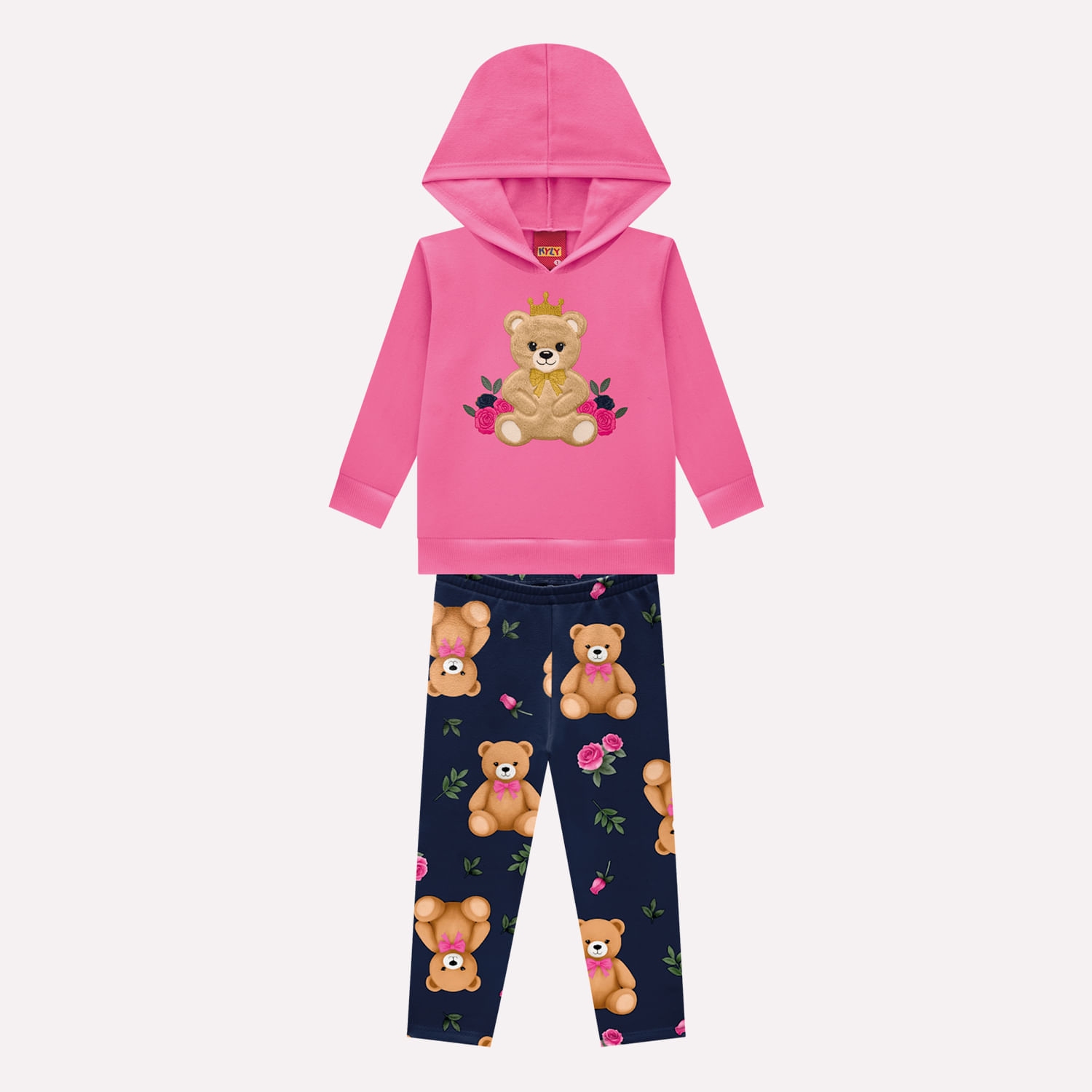 Conjunto Infantil Menina com Pelinhos Kyly