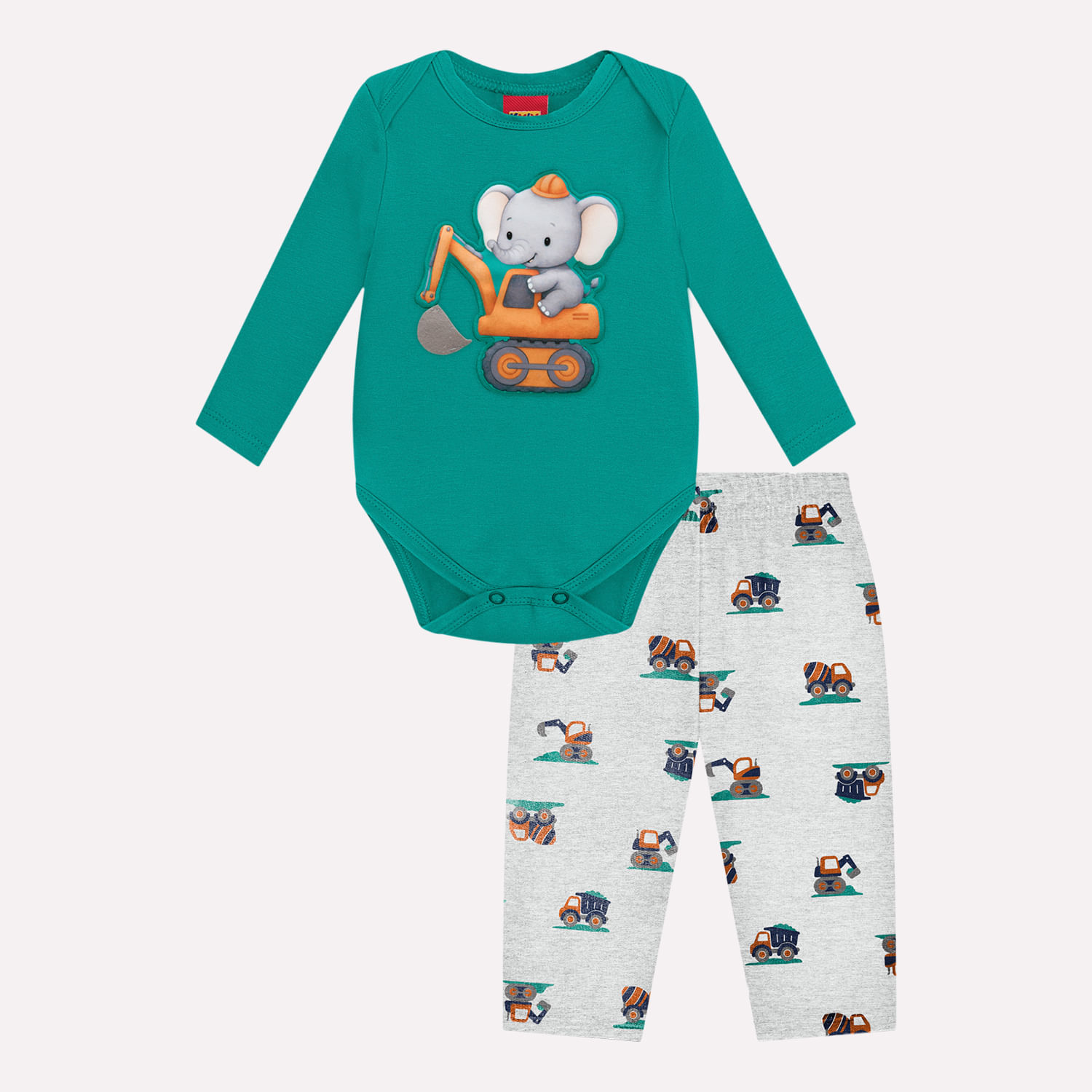 Conjunto Bebê Menino Bordado Kyly